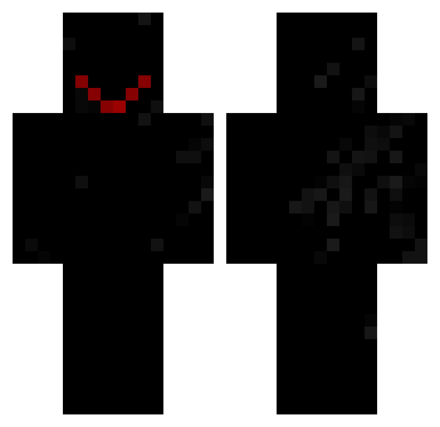 Wilgaard Minecraft skin, front and back view