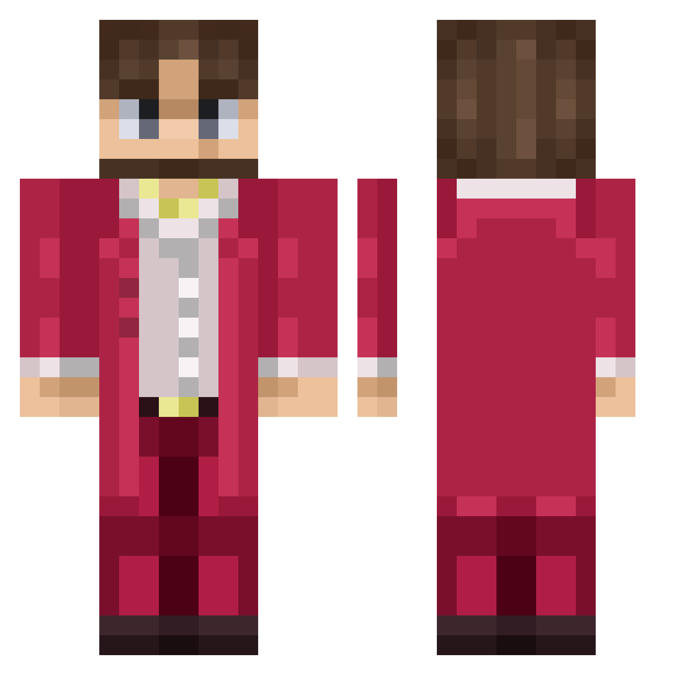 Ramiezzi_M Minecraft skin, front and back view