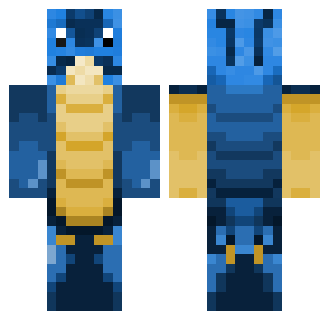 jasoches5 Minecraft skin, front and back view