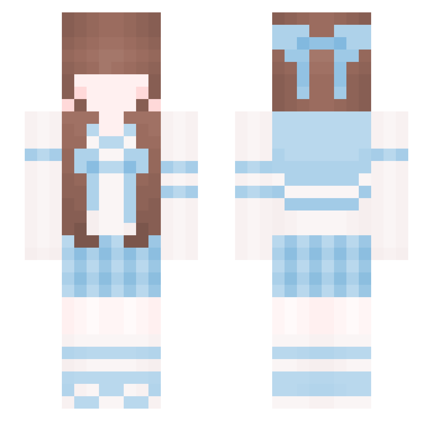 Ock__ Minecraft skin, front and back view