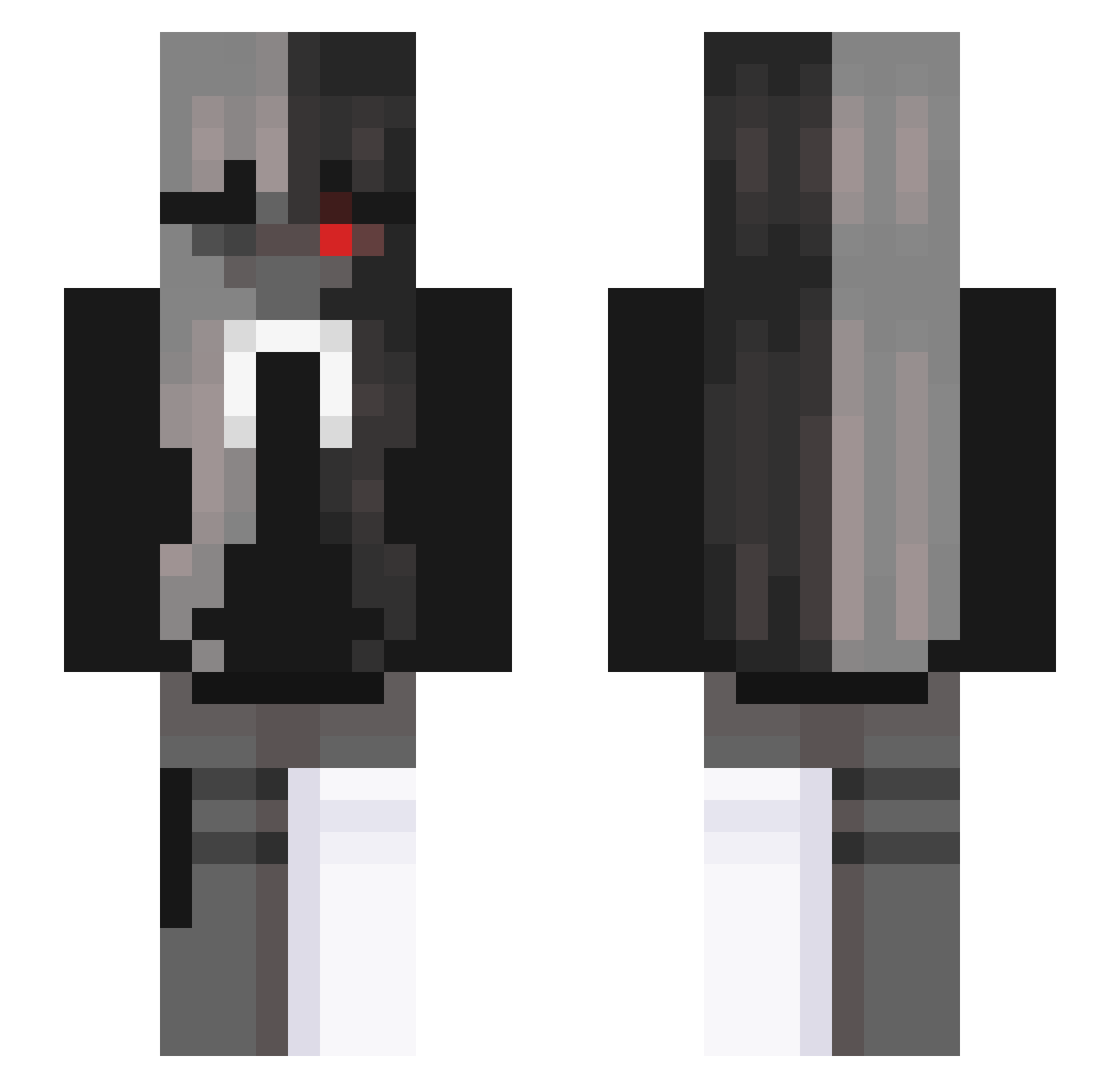 ifol Minecraft skin, front and back view