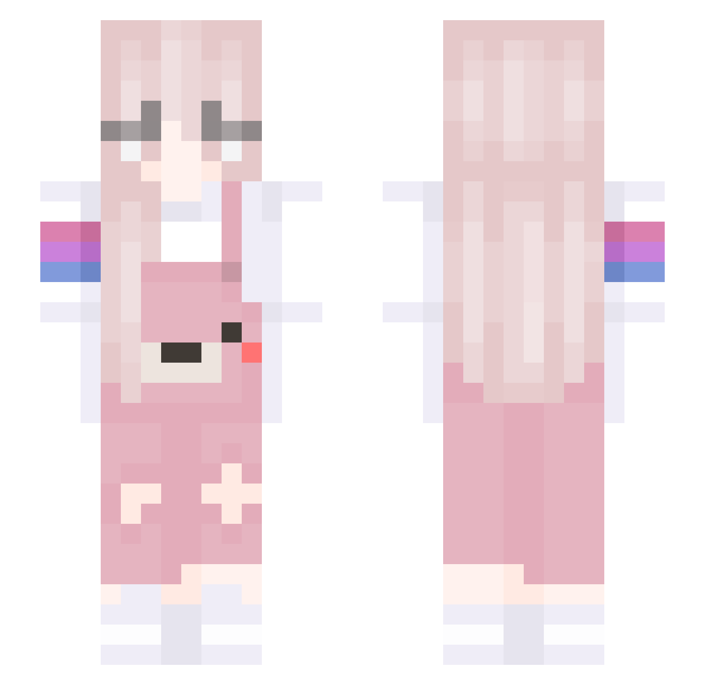 Bucks - bisexual pride Minecraft skin