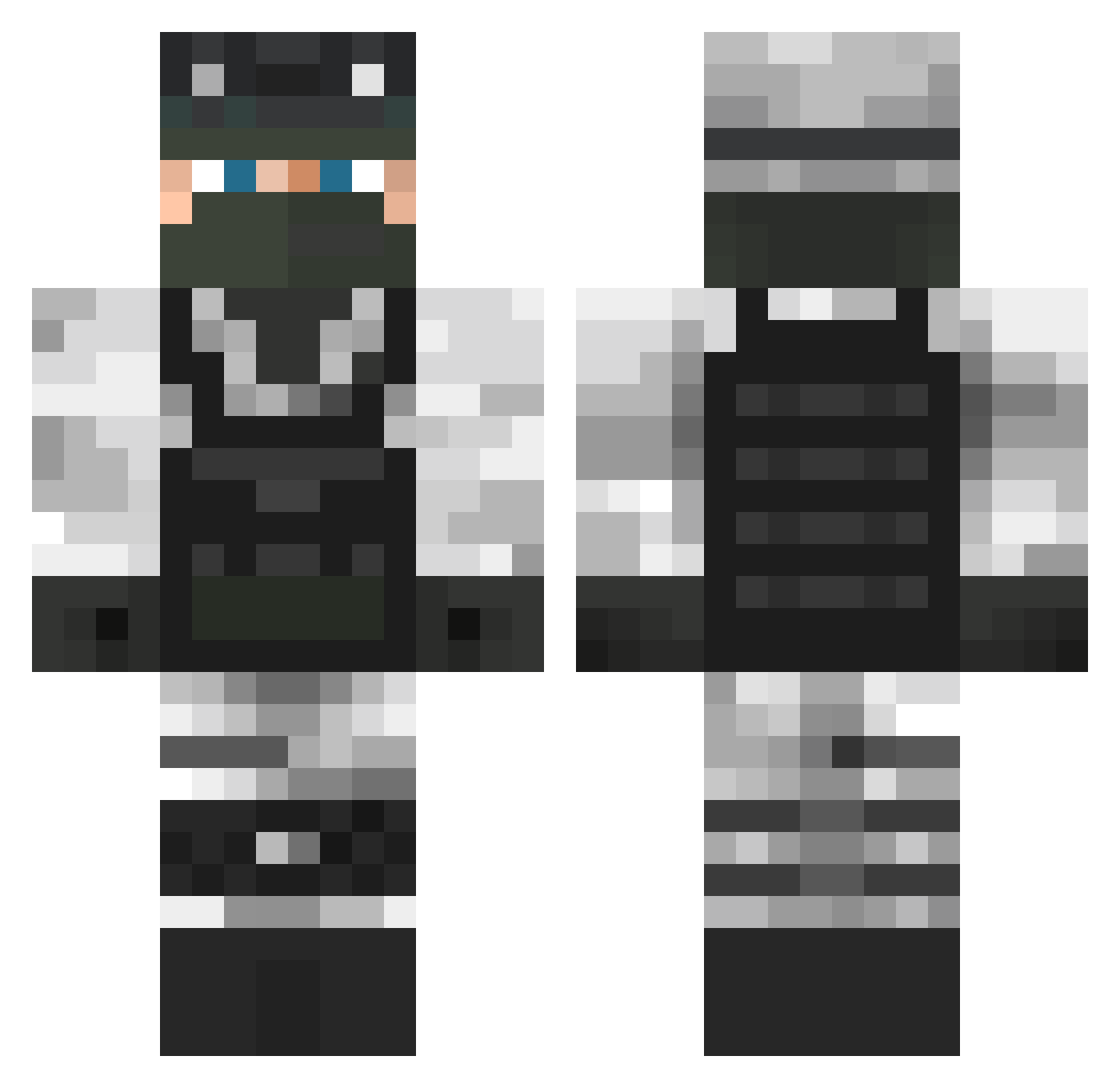 ben_picko3 Minecraft skin, front and back view