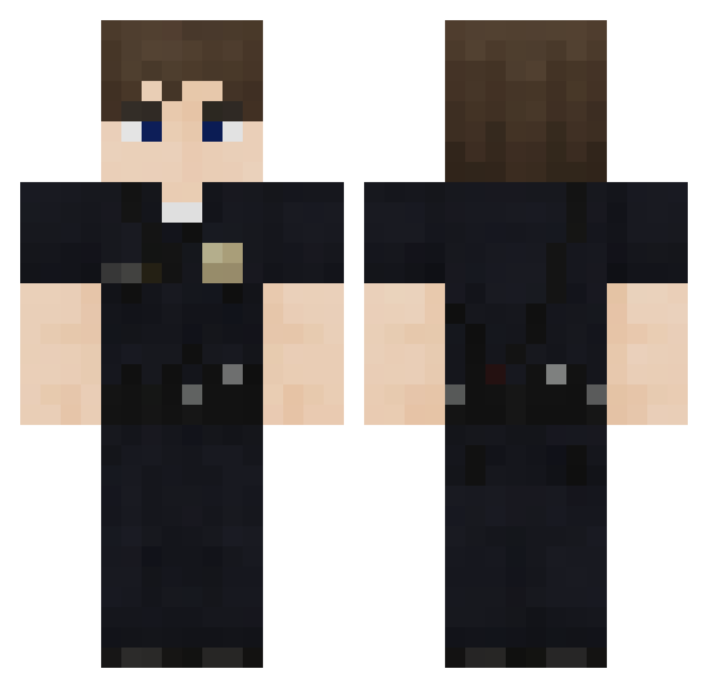 Coconut1240 Minecraft skin, front and back view