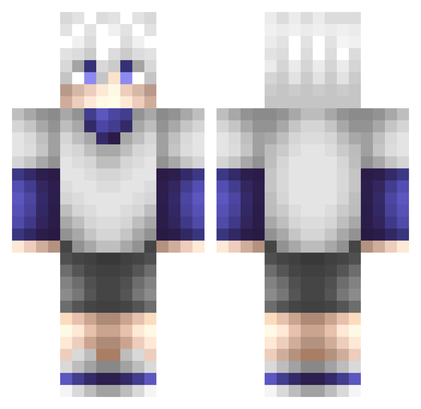 JugendSpielzeug Minecraft skin, front and back view