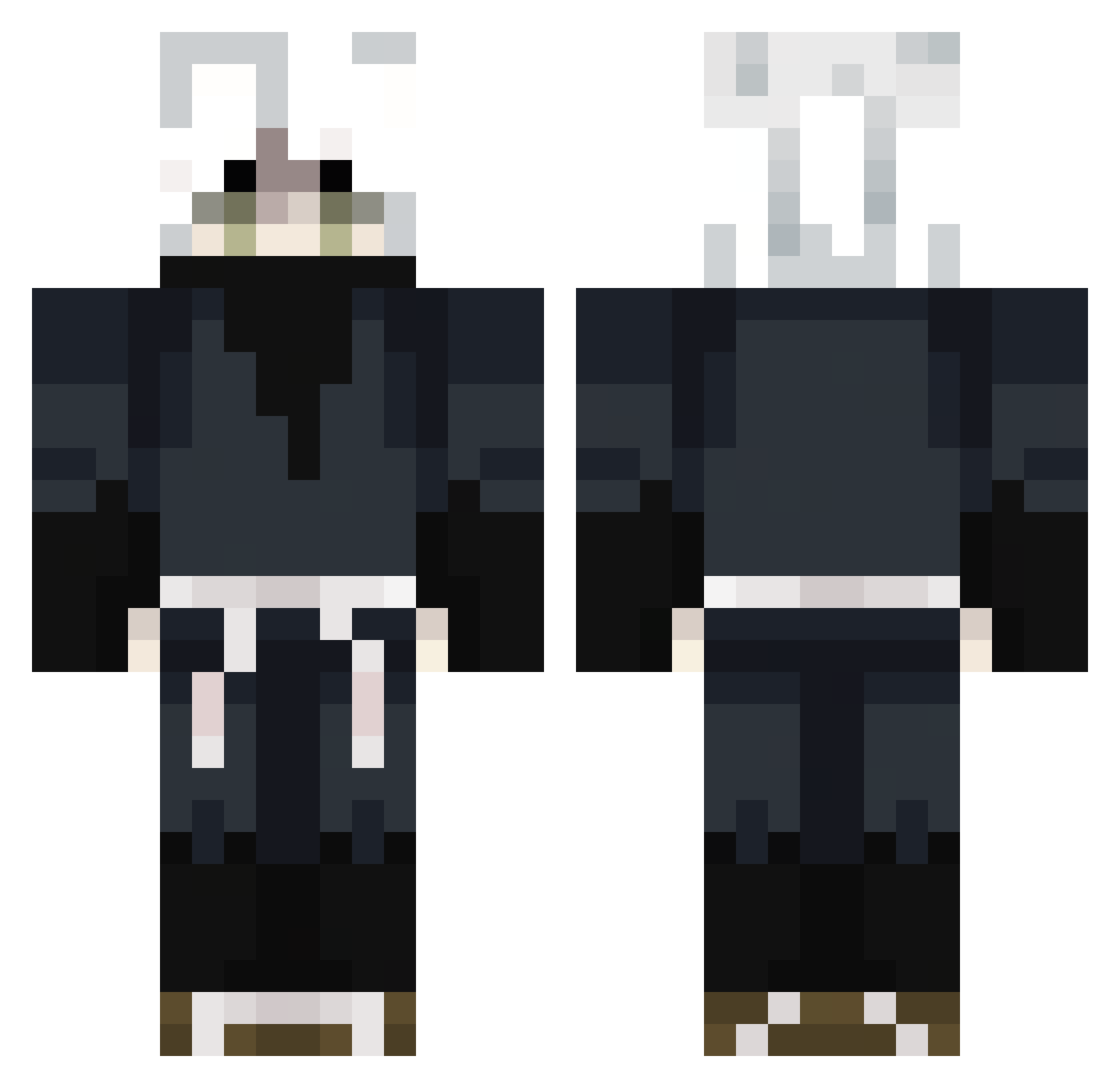 gamer_niki123 Minecraft skin, front and back view