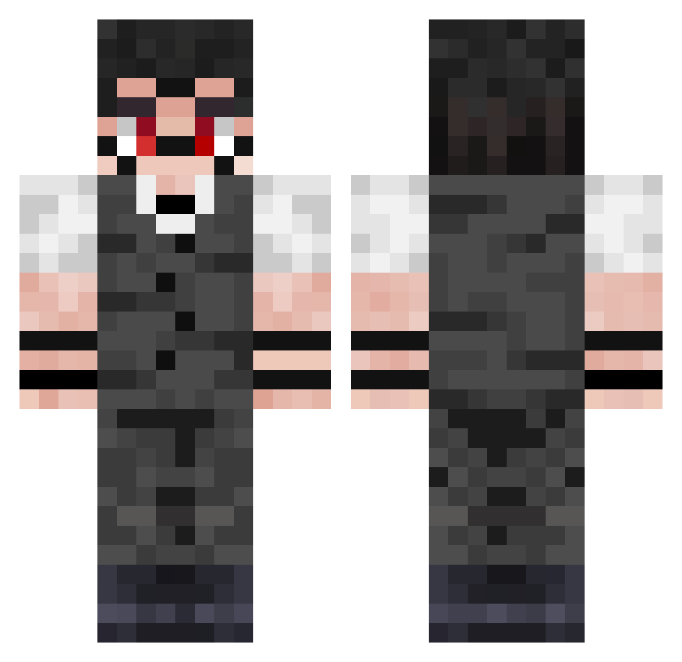 Why_LegendOP01 Minecraft skin, front and back view