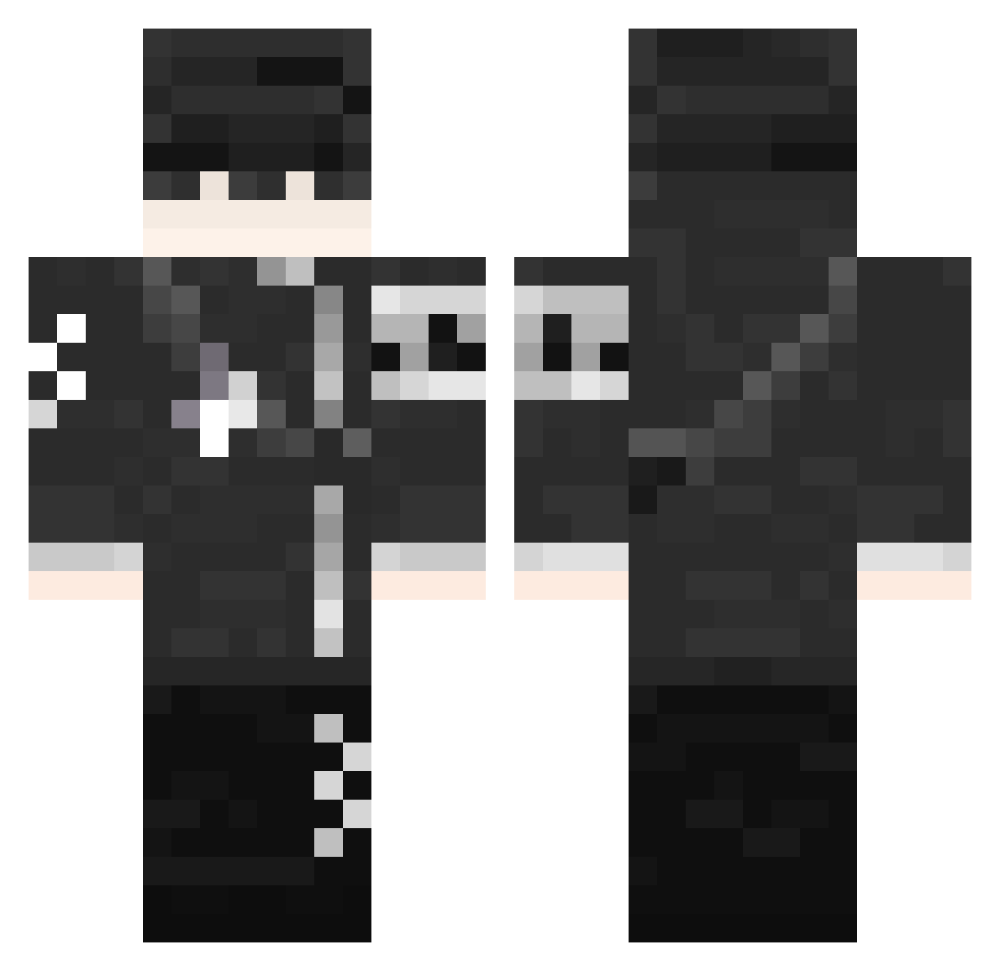Hk_E_since_1804 Minecraft skin, front and back view