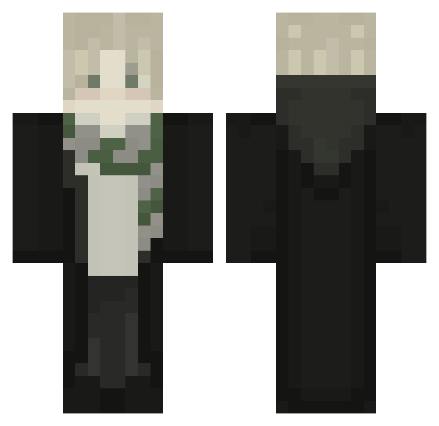 AimFailer0815 Minecraft skin, front and back view