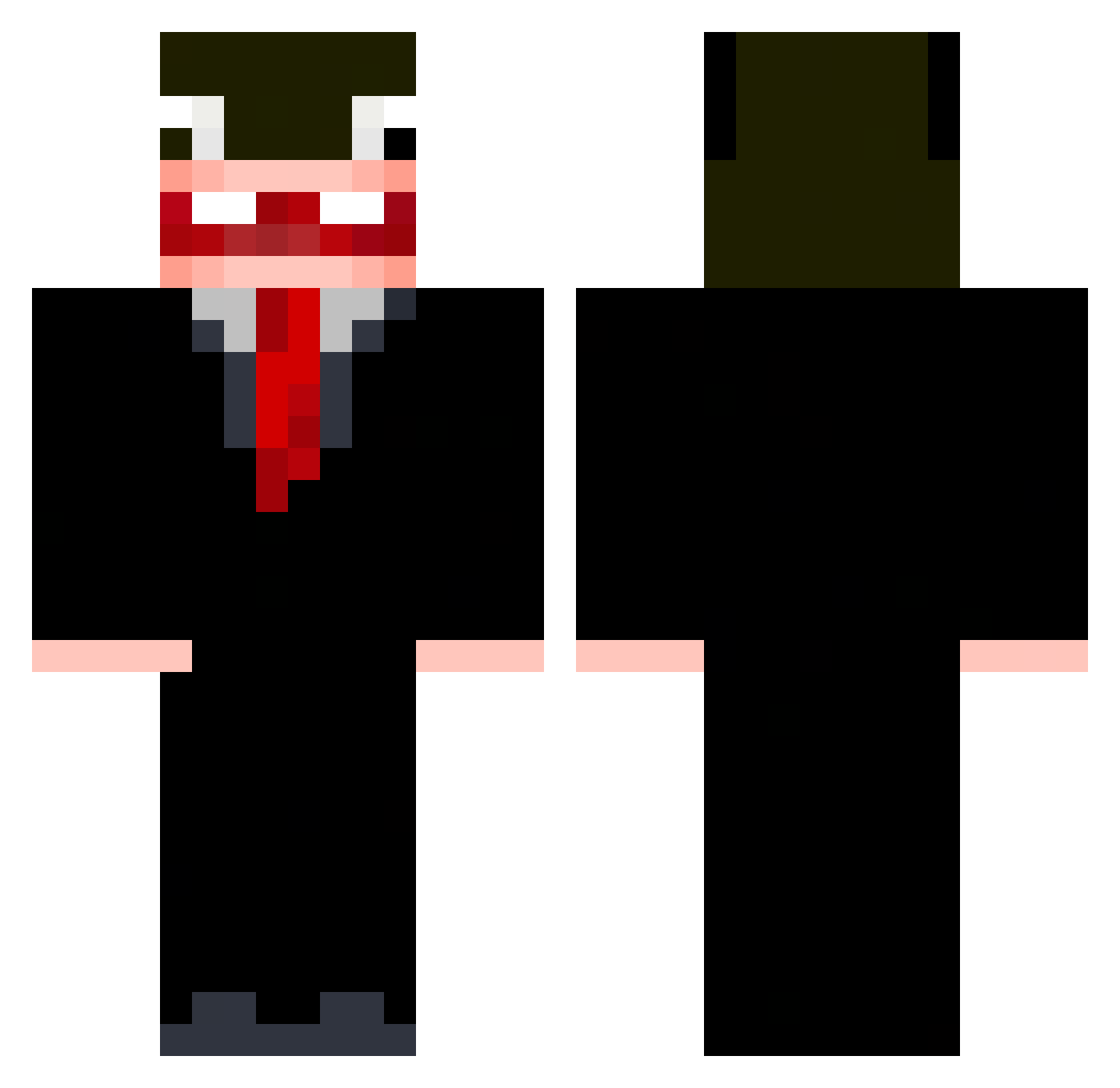 swiffyy_ Minecraft skin, front and back view