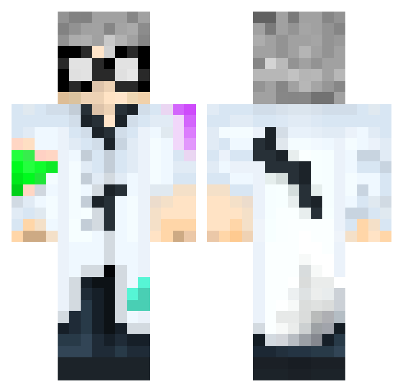 jayden_V Minecraft skin, front and back view