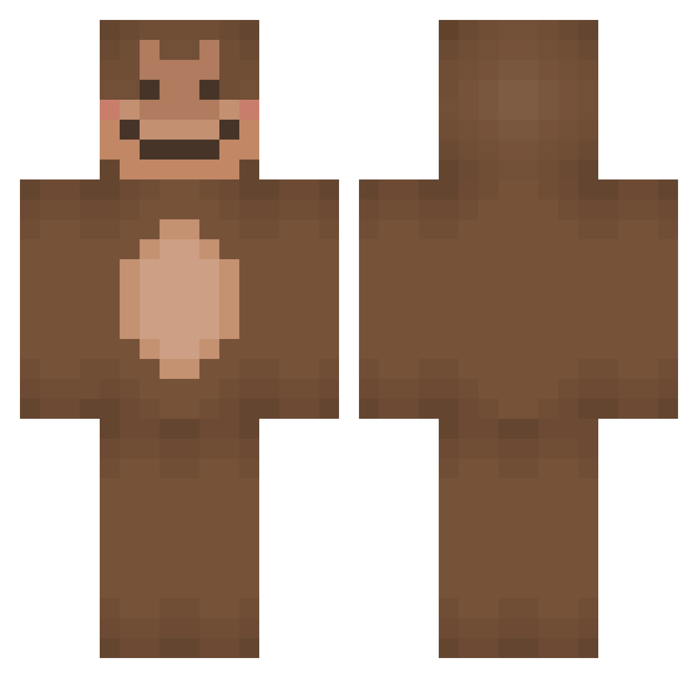 MARCKUZ Minecraft skin, front and back view