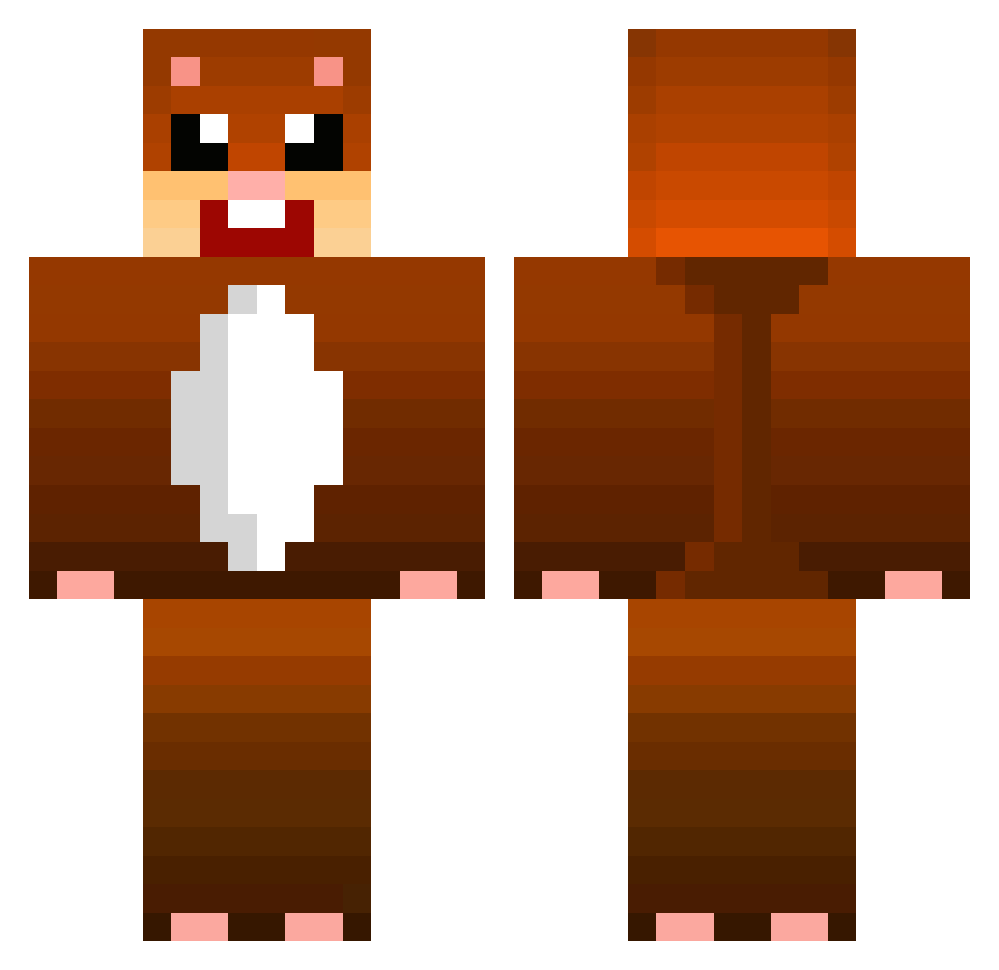 el_mithi Minecraft skin, front and back view