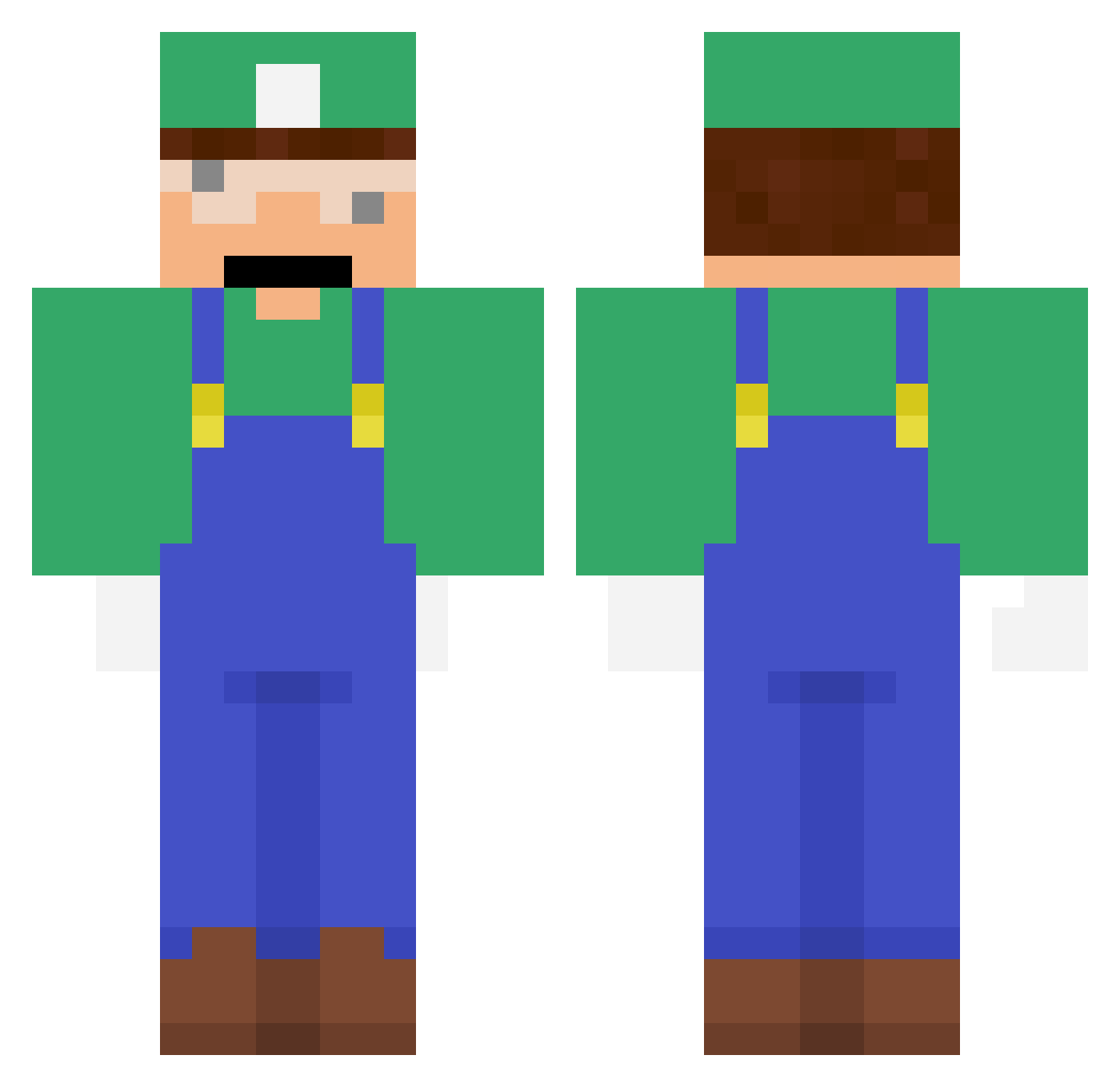 bogdi2137 Minecraft skin, front and back view