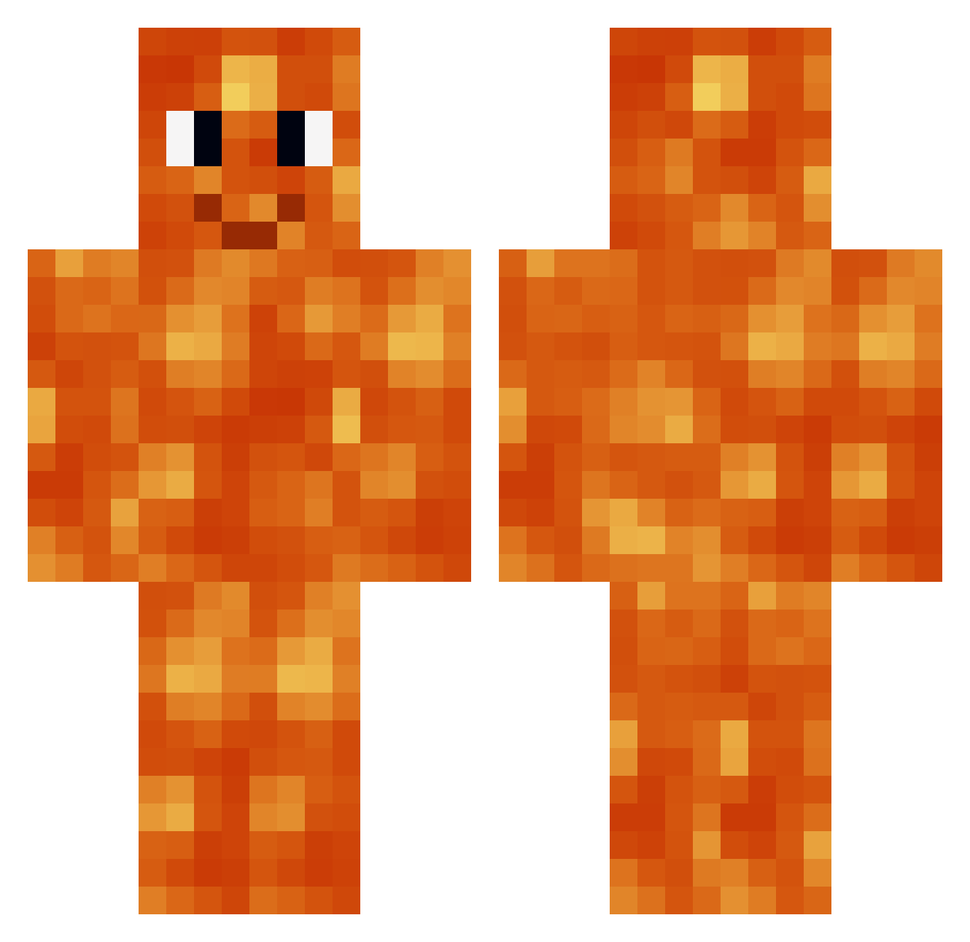 yoult2009 Minecraft skin, front and back view