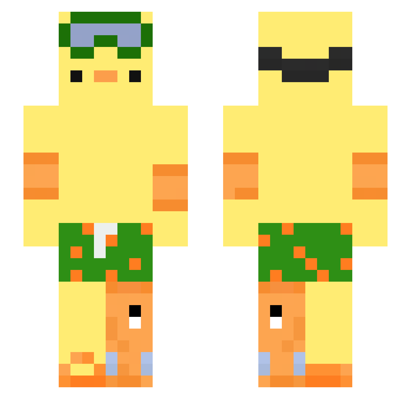 JMariH__ Minecraft skin, front and back view