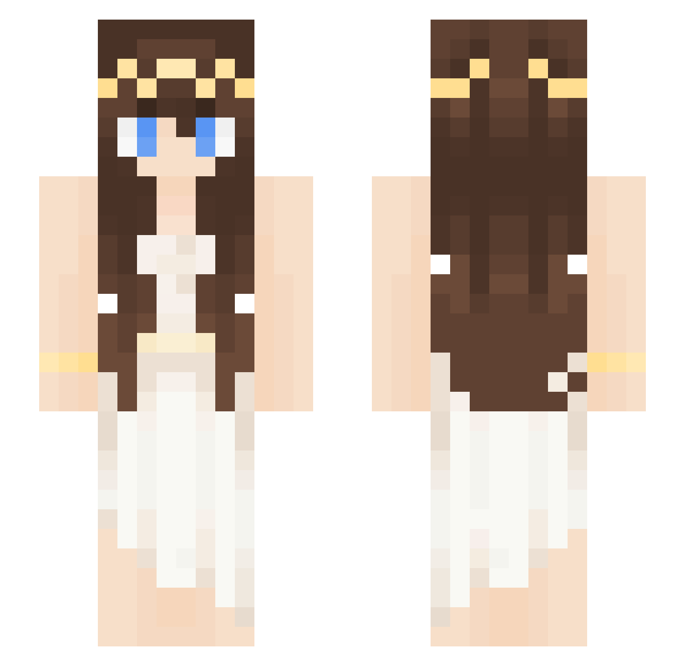 eGRazer Minecraft skin, front and back view