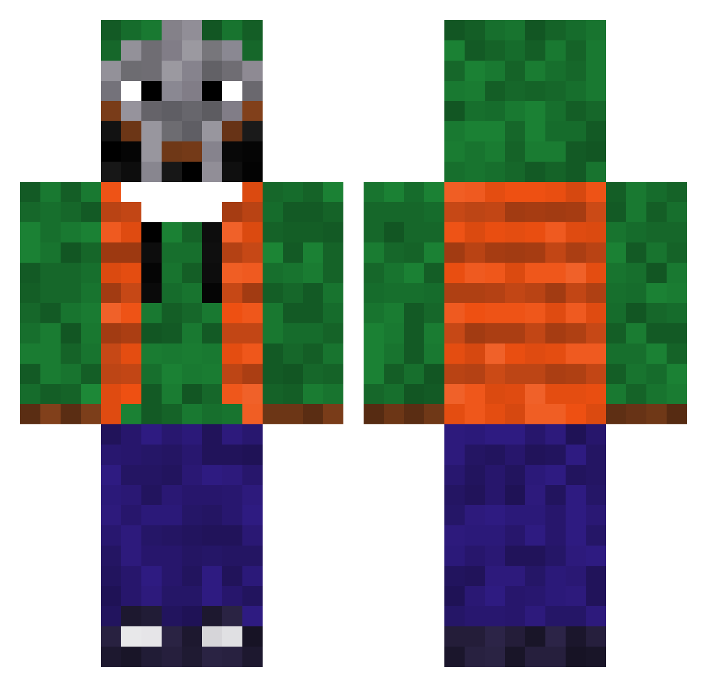 Themargo_ Minecraft skin, front and back view