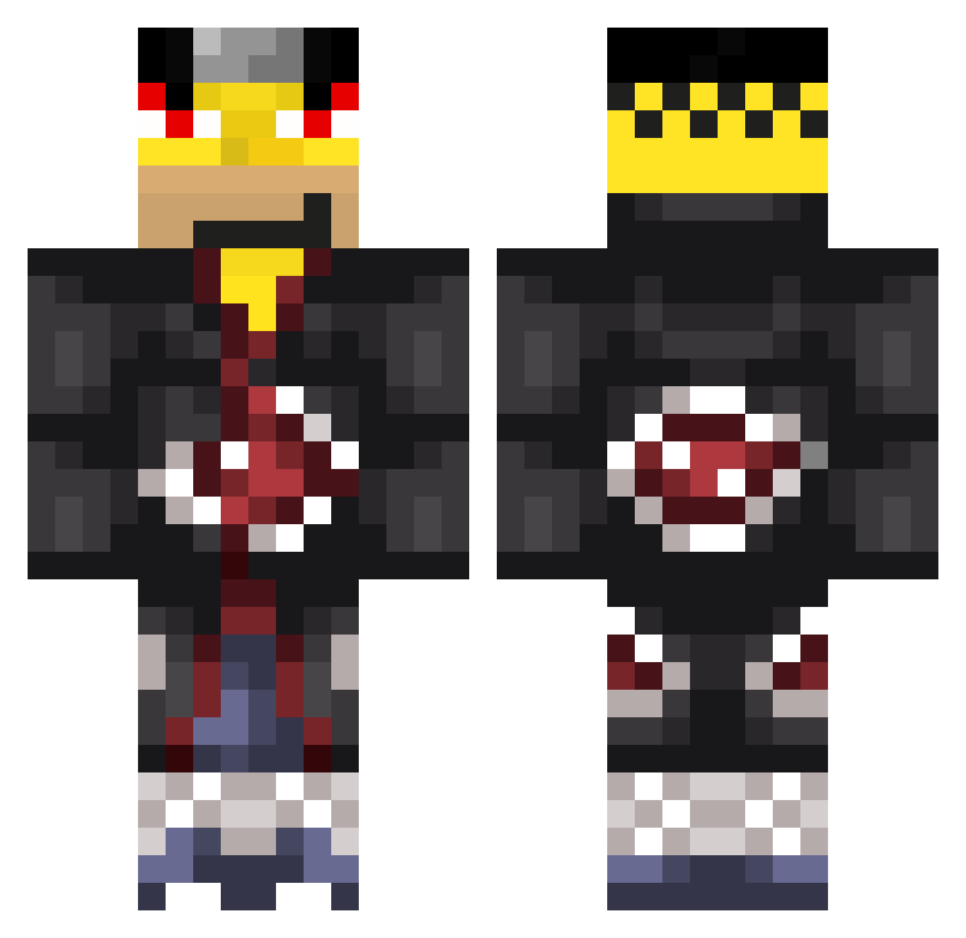 soprolecompota Minecraft skin, front and back view