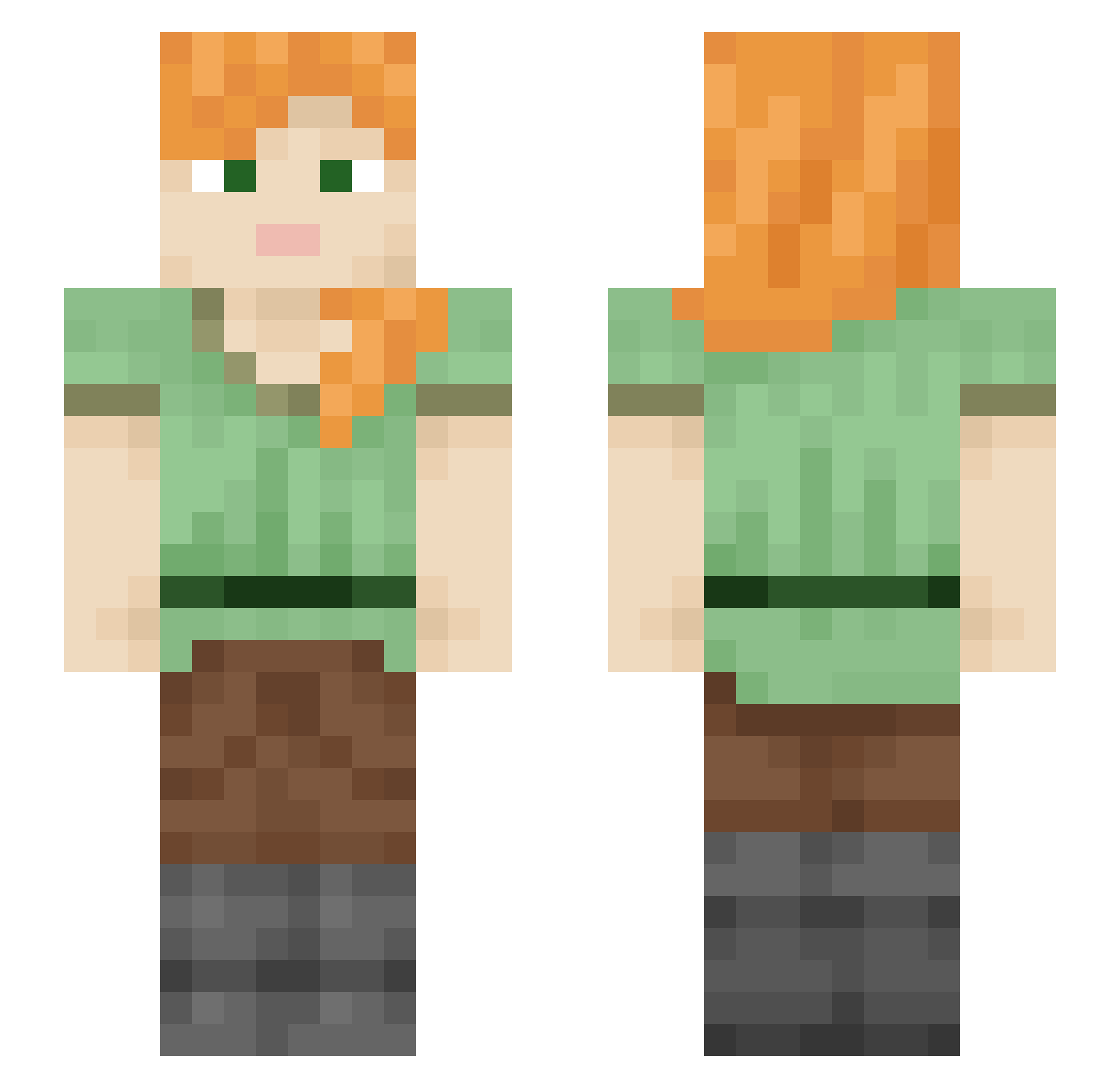 worldcup2077 Minecraft skin, front and back view