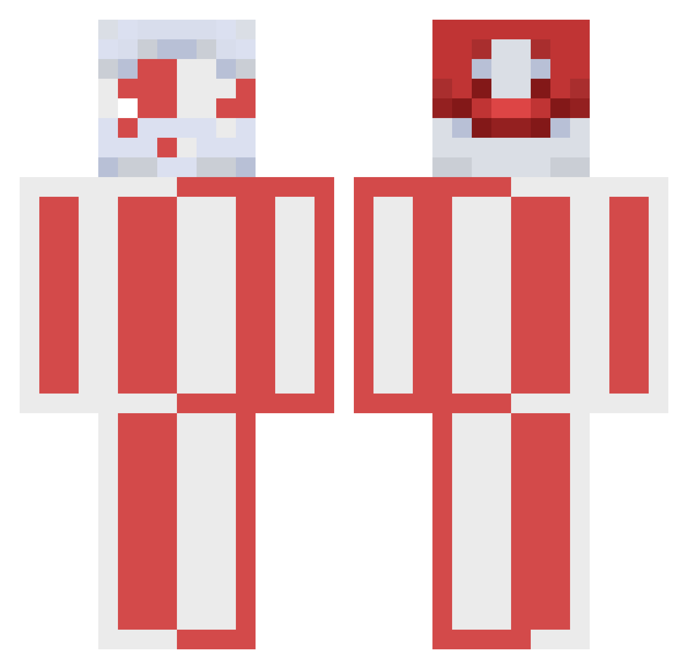 WishYouWereGa_y Minecraft skin, front and back view