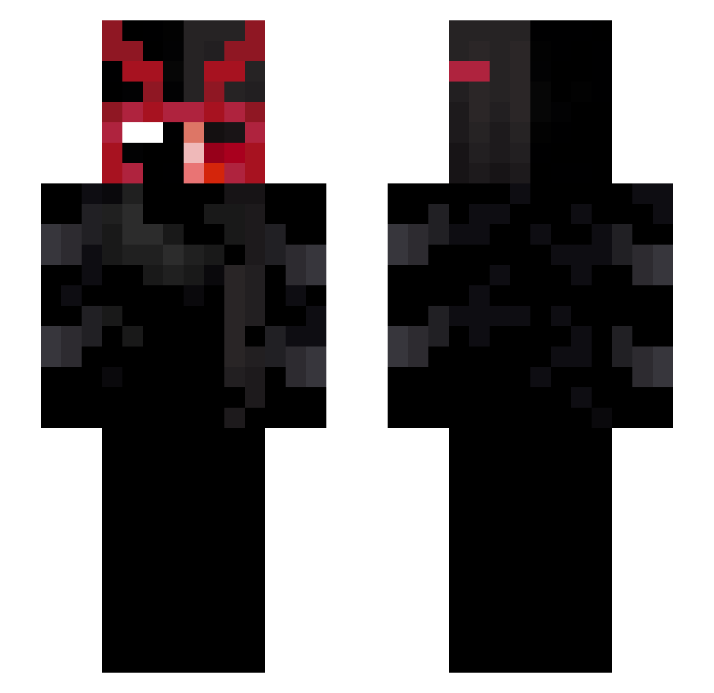 Takecz_ Minecraft skin, front and back view