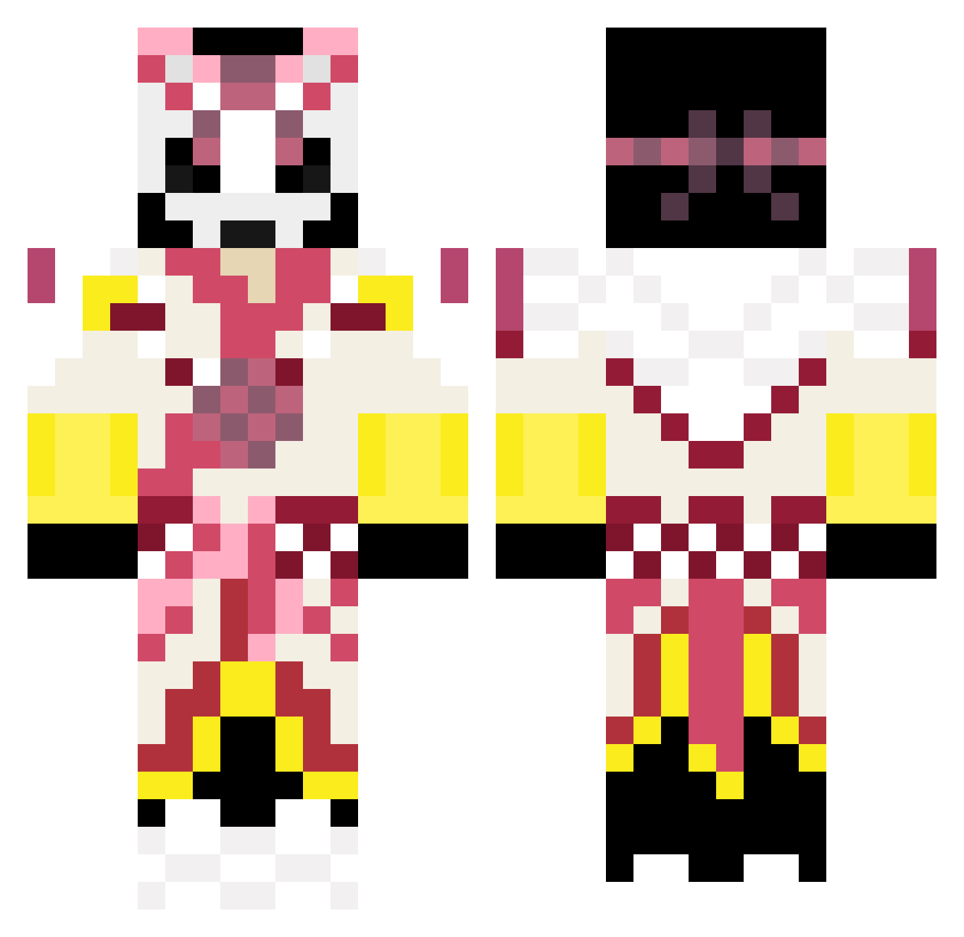 Robertone__ Minecraft skin, front and back view