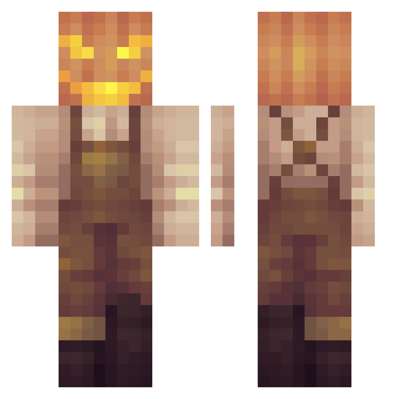 irgendjeman_ Minecraft skin, front and back view