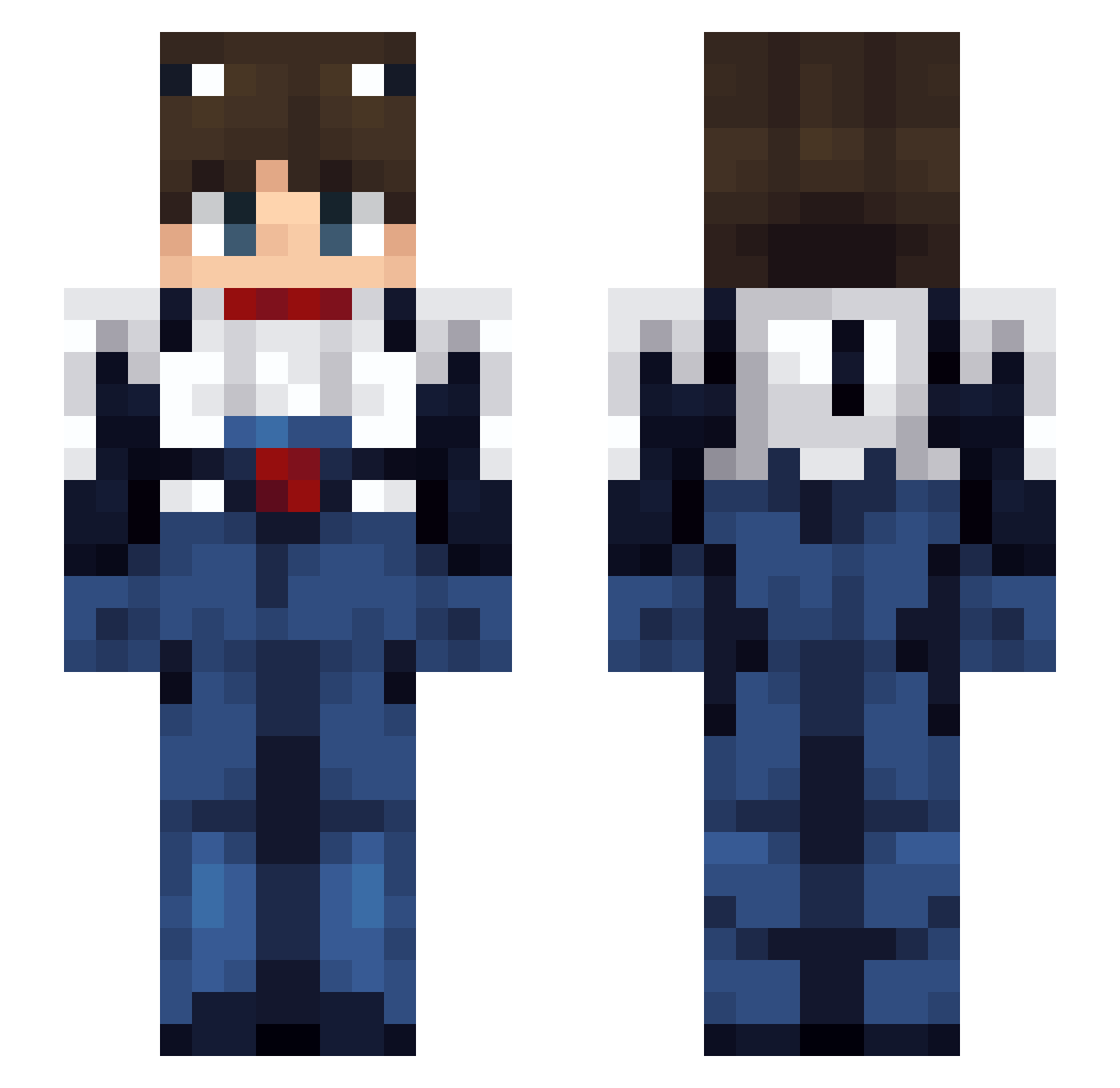 Sr_JoJi Minecraft skin, front and back view