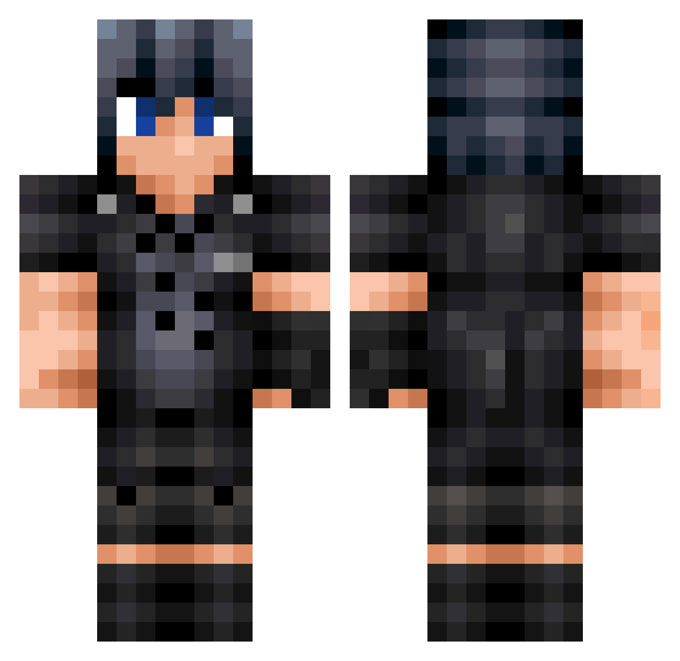 agneusz_ Minecraft skin, front and back view