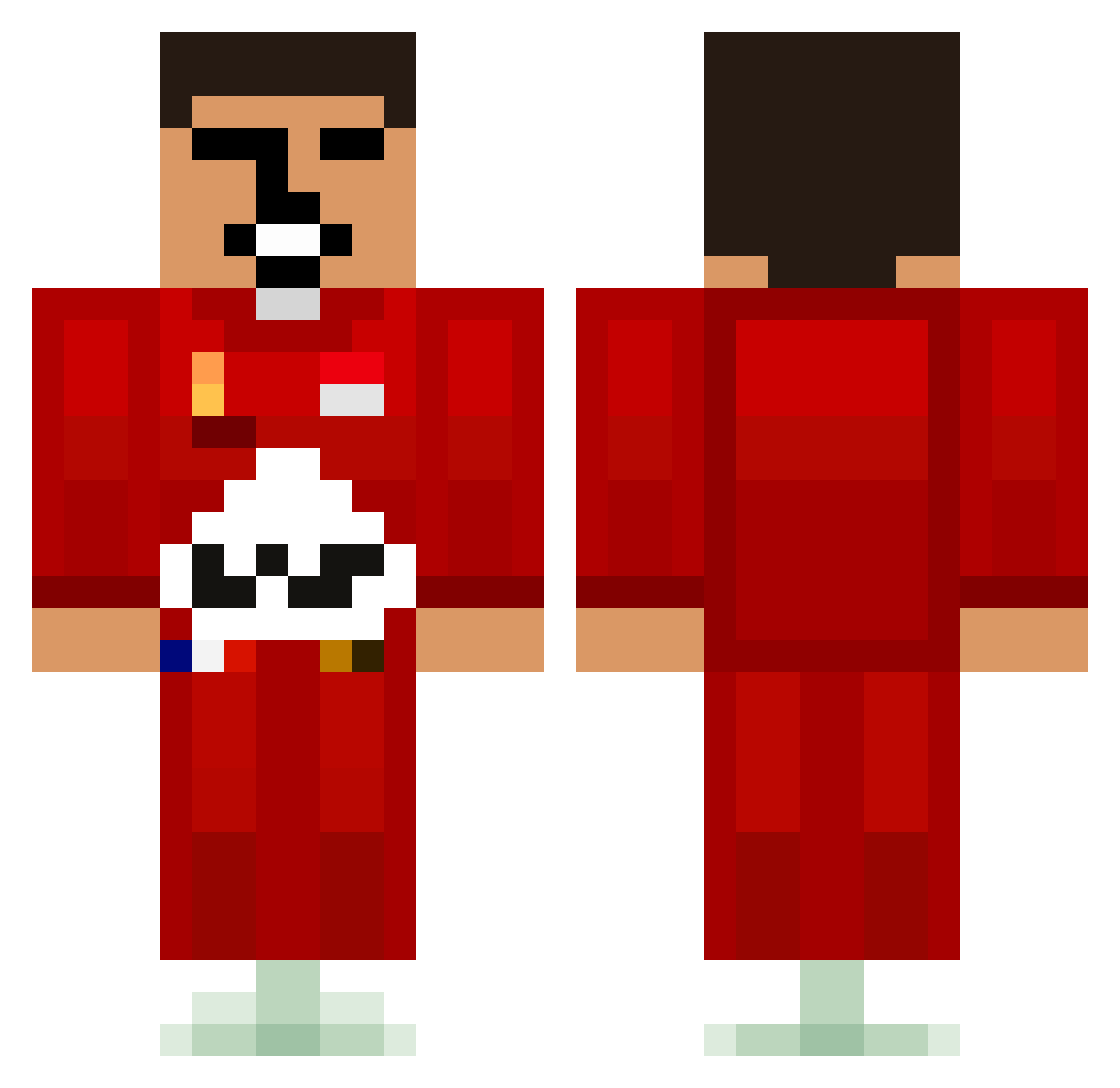 titovc_ Minecraft skin, front and back view
