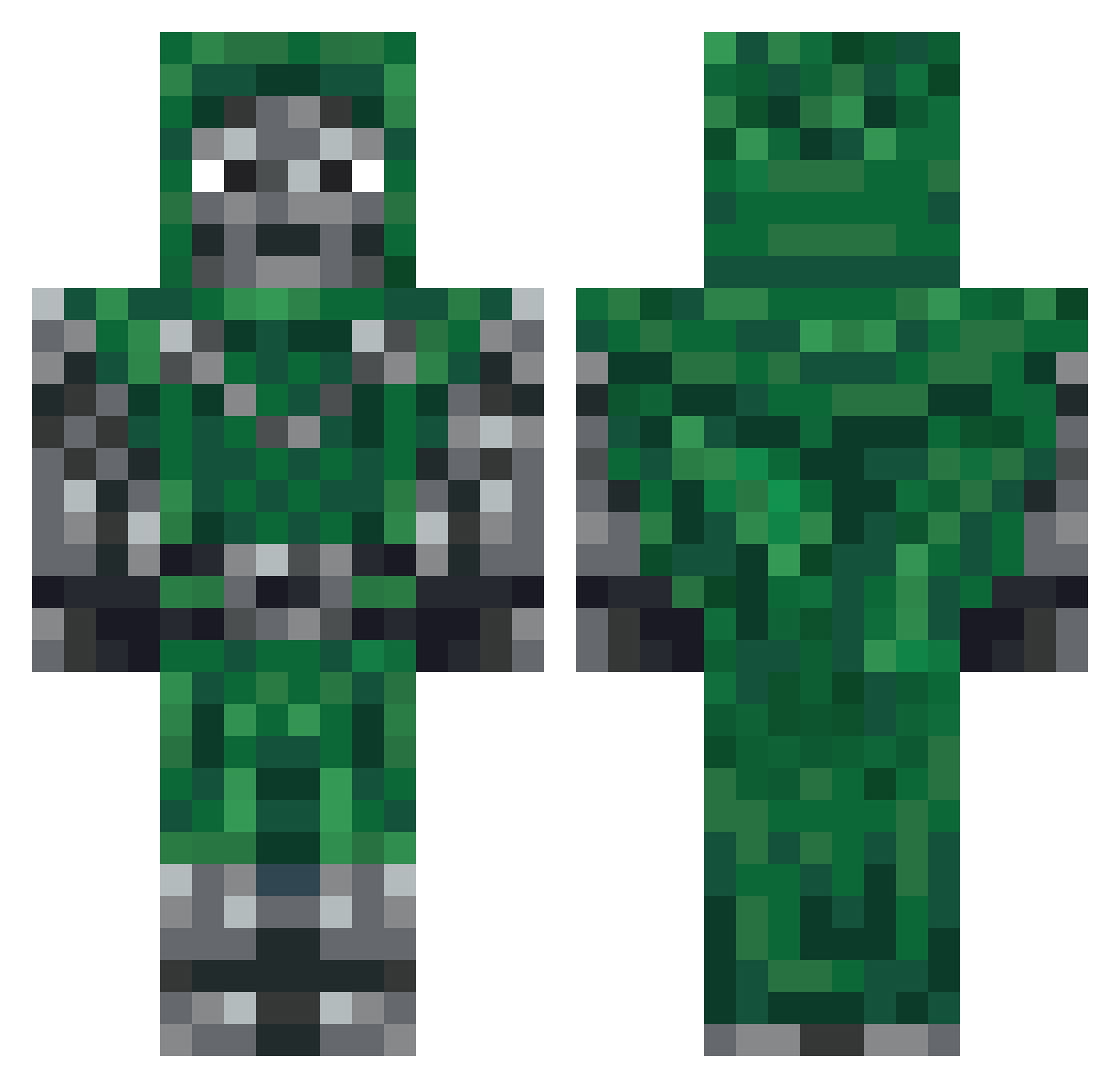 Szpak_Mateusz Minecraft skin, front and back view