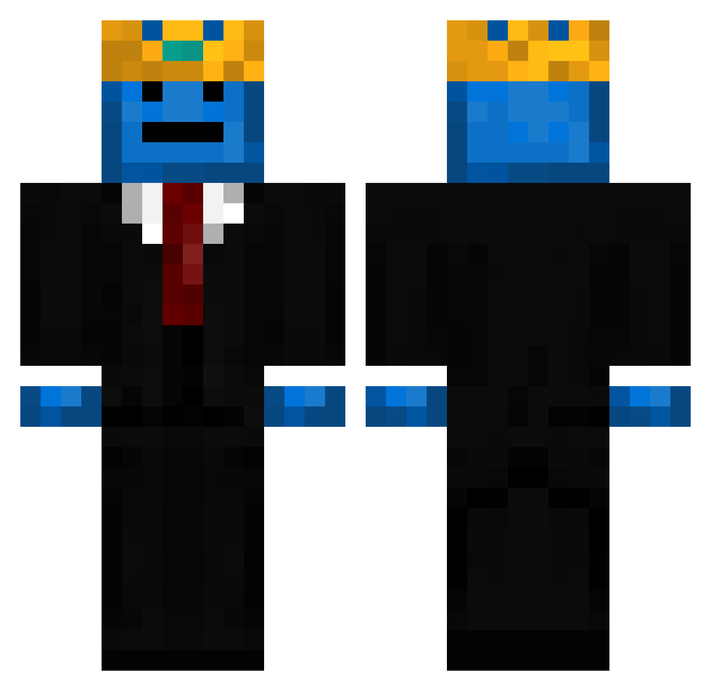 Gadosznik2115 Minecraft skin, front and back view