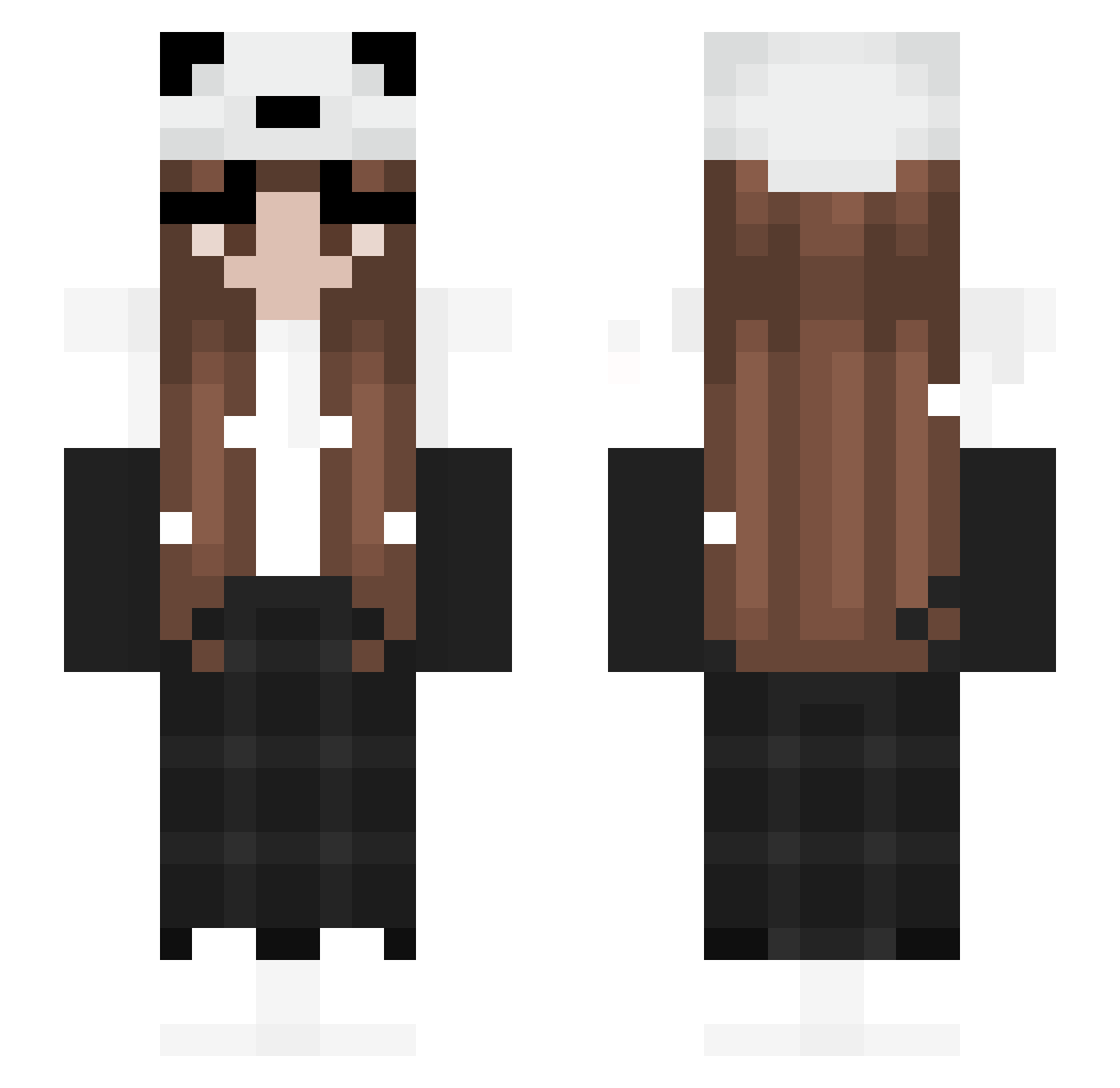 tigyana Minecraft skin, front and back view