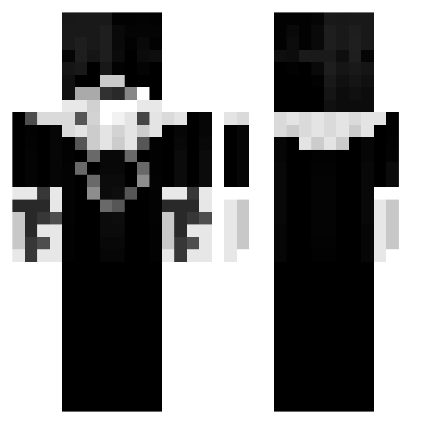 MafosoRs Minecraft skin, front and back view