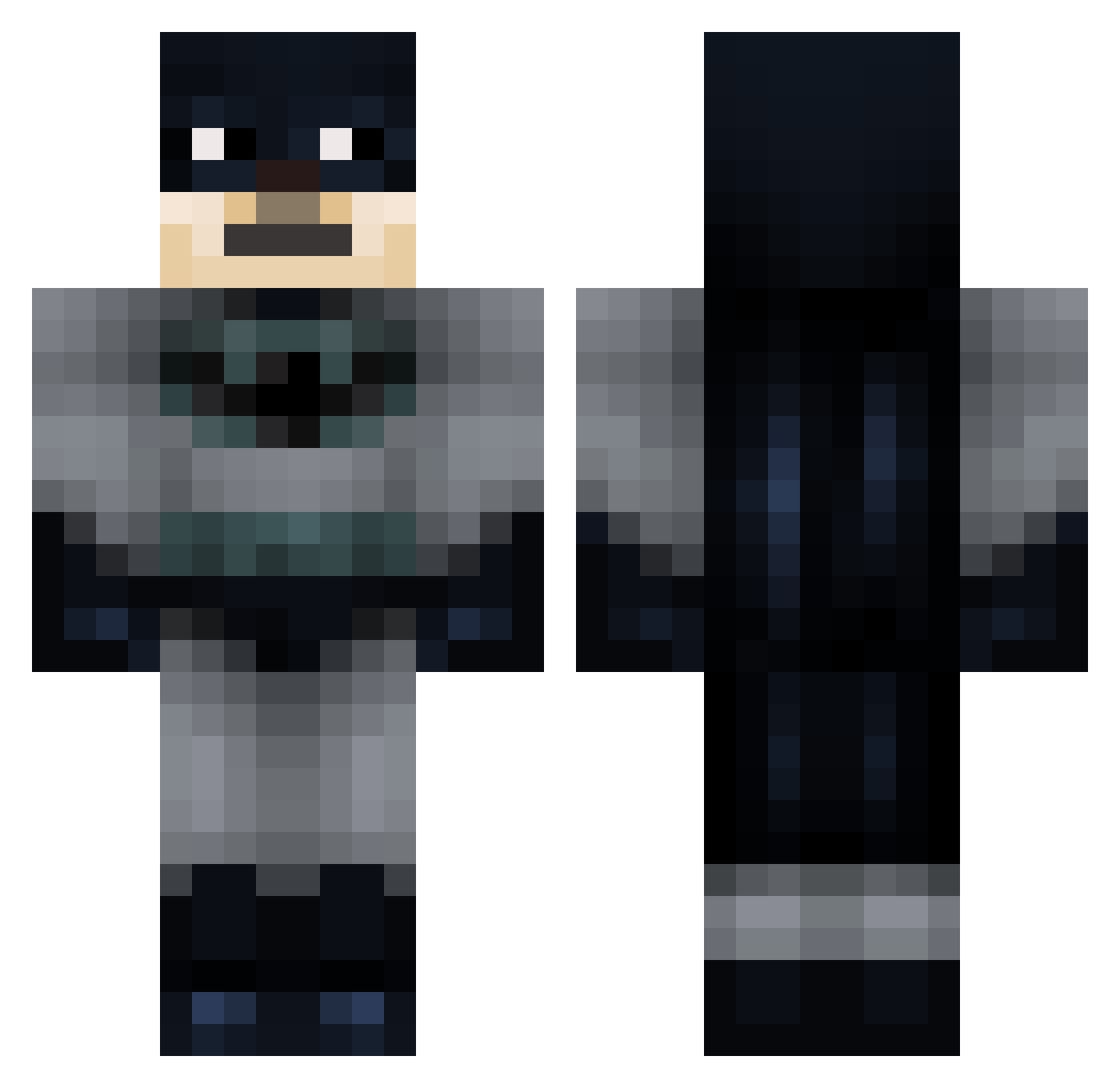 its_austn Minecraft skin, front and back view