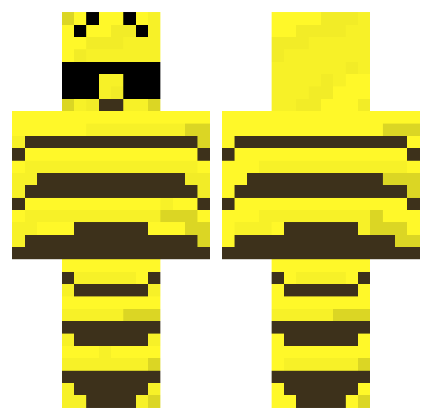 Natew_ Minecraft skin, front and back view