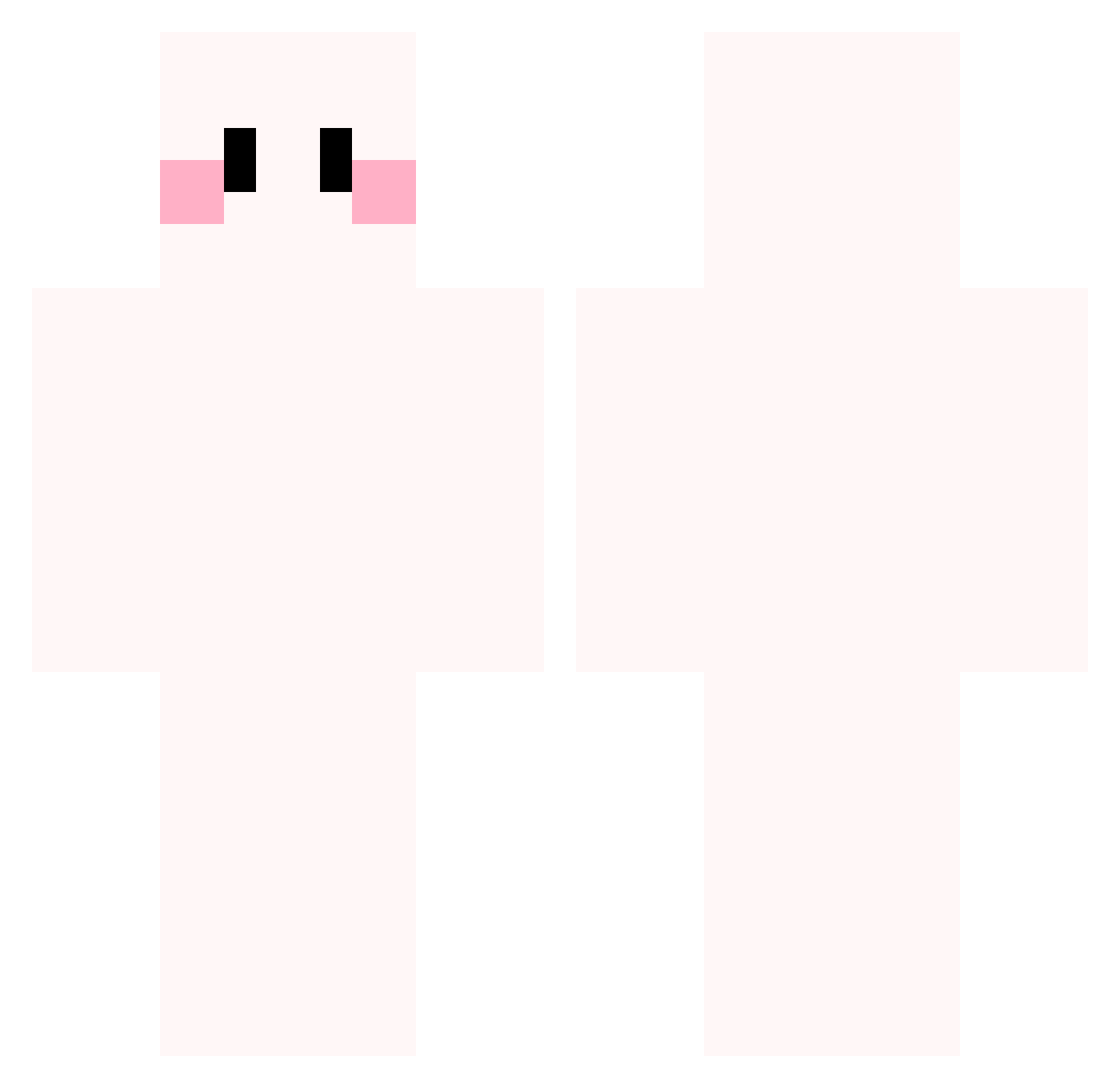 4S__ Minecraft skin, front and back view