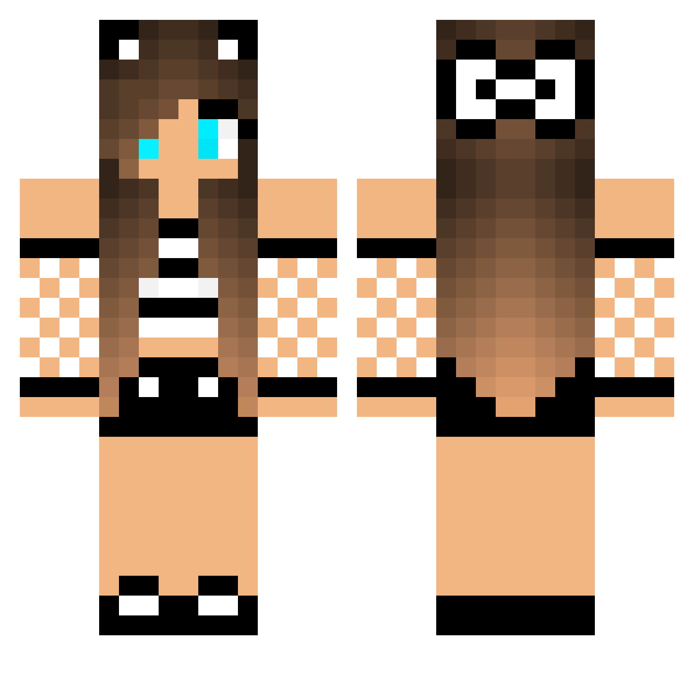 ManuelB_german Minecraft skin, front and back view