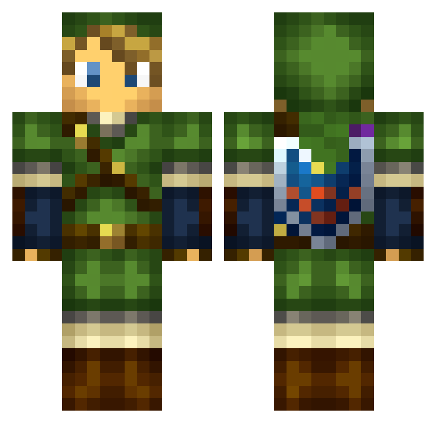 that1weirdnerd Minecraft skin, front and back view