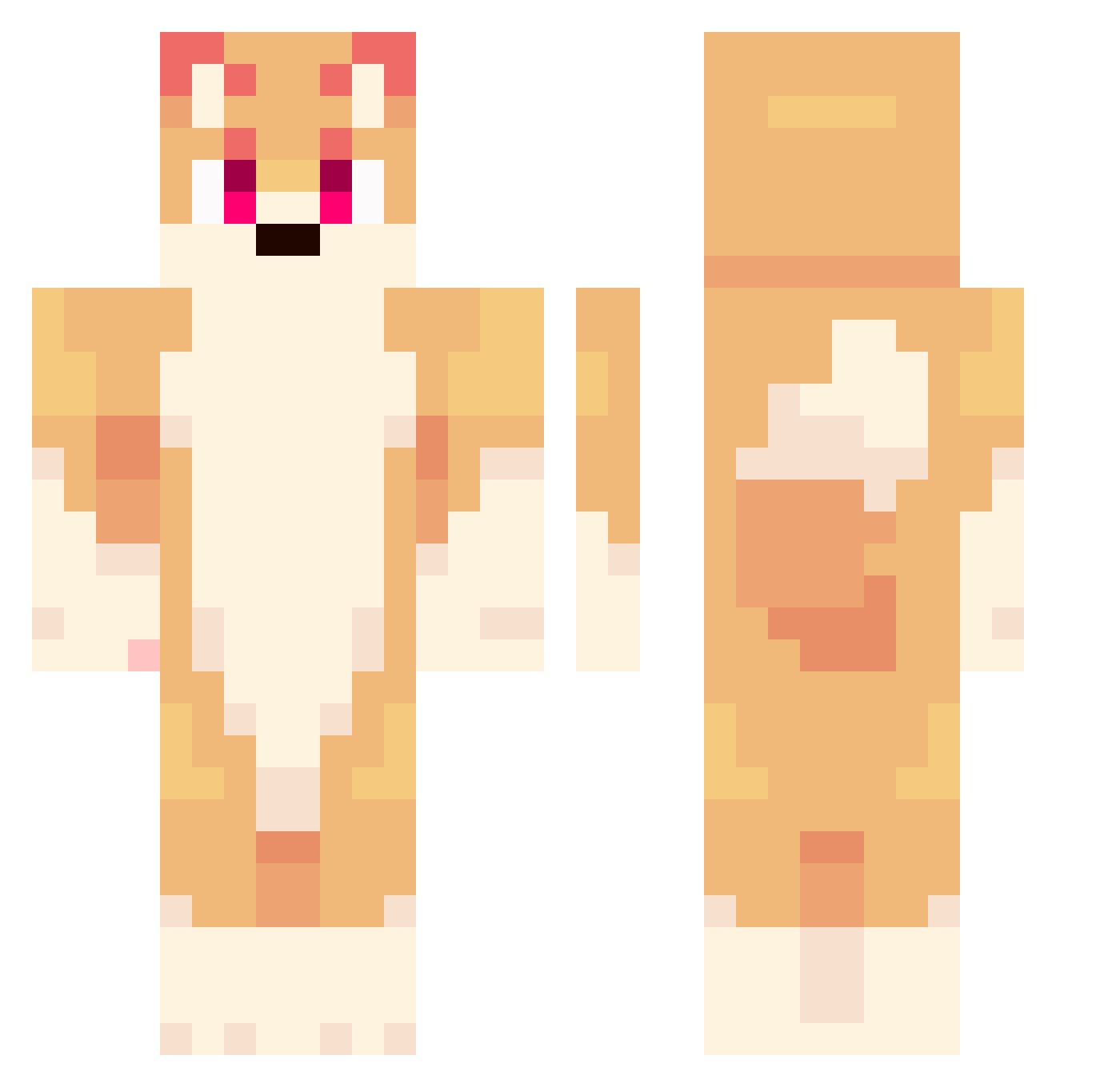 killshot117 Minecraft skin, front and back view