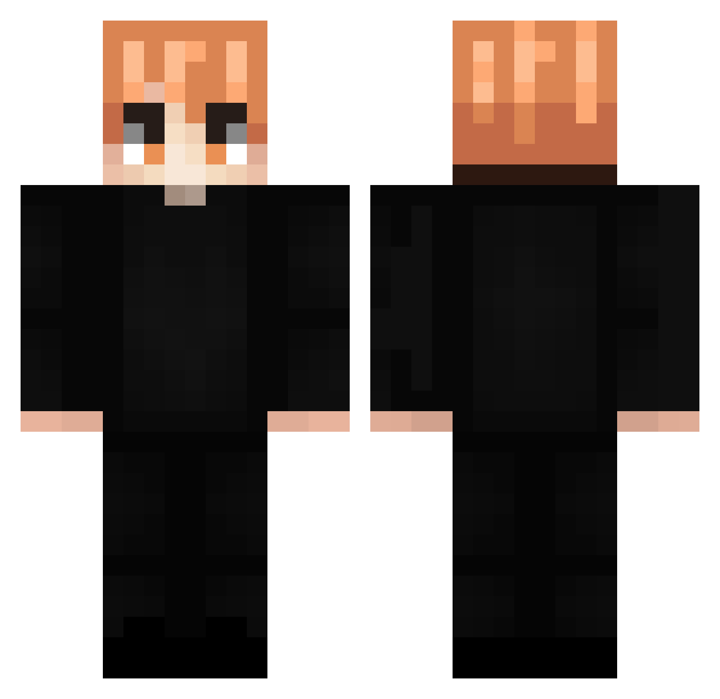 MarcosMarques Minecraft skin, front and back view