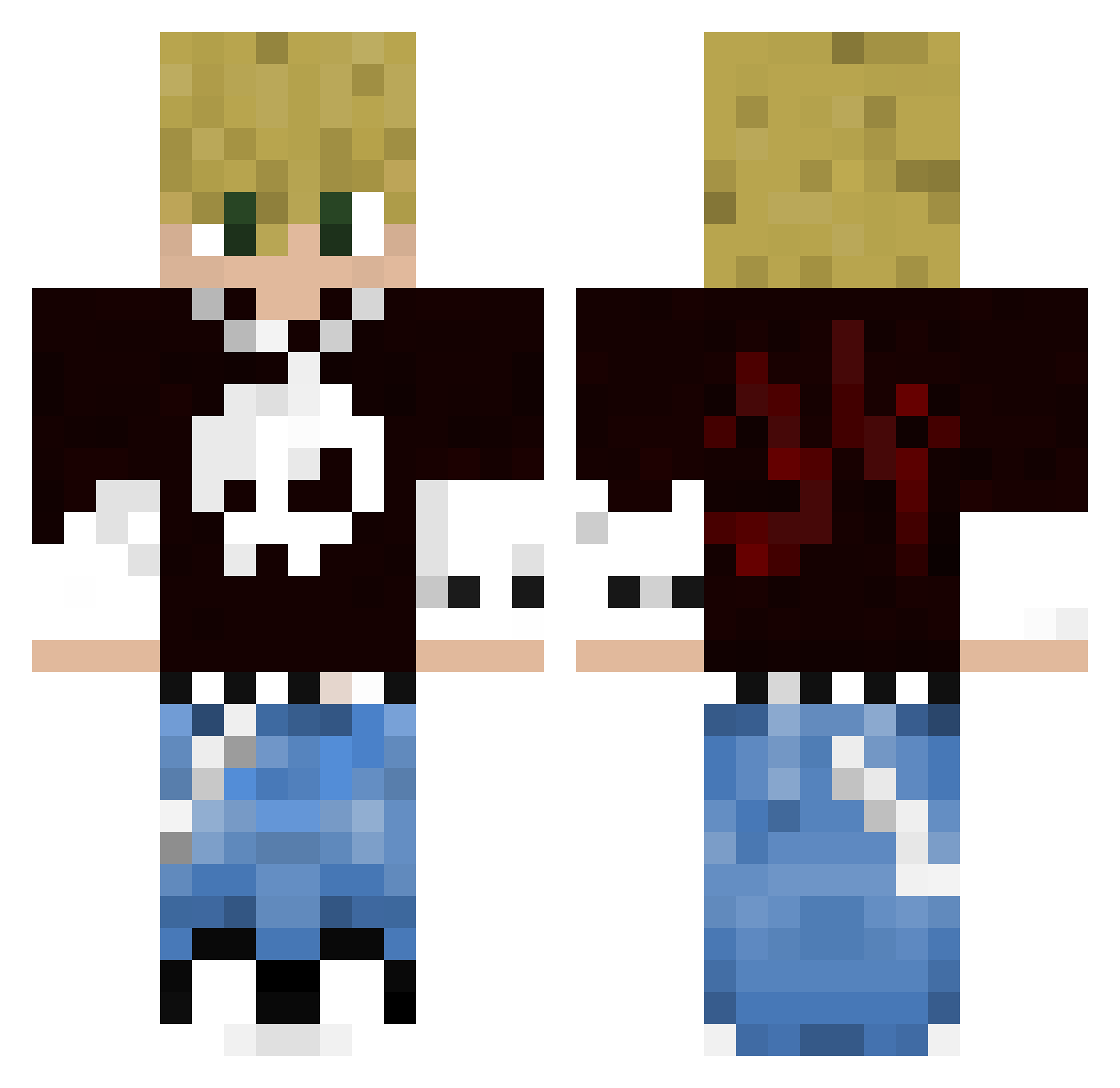 Rusc__ Minecraft skin, front and back view