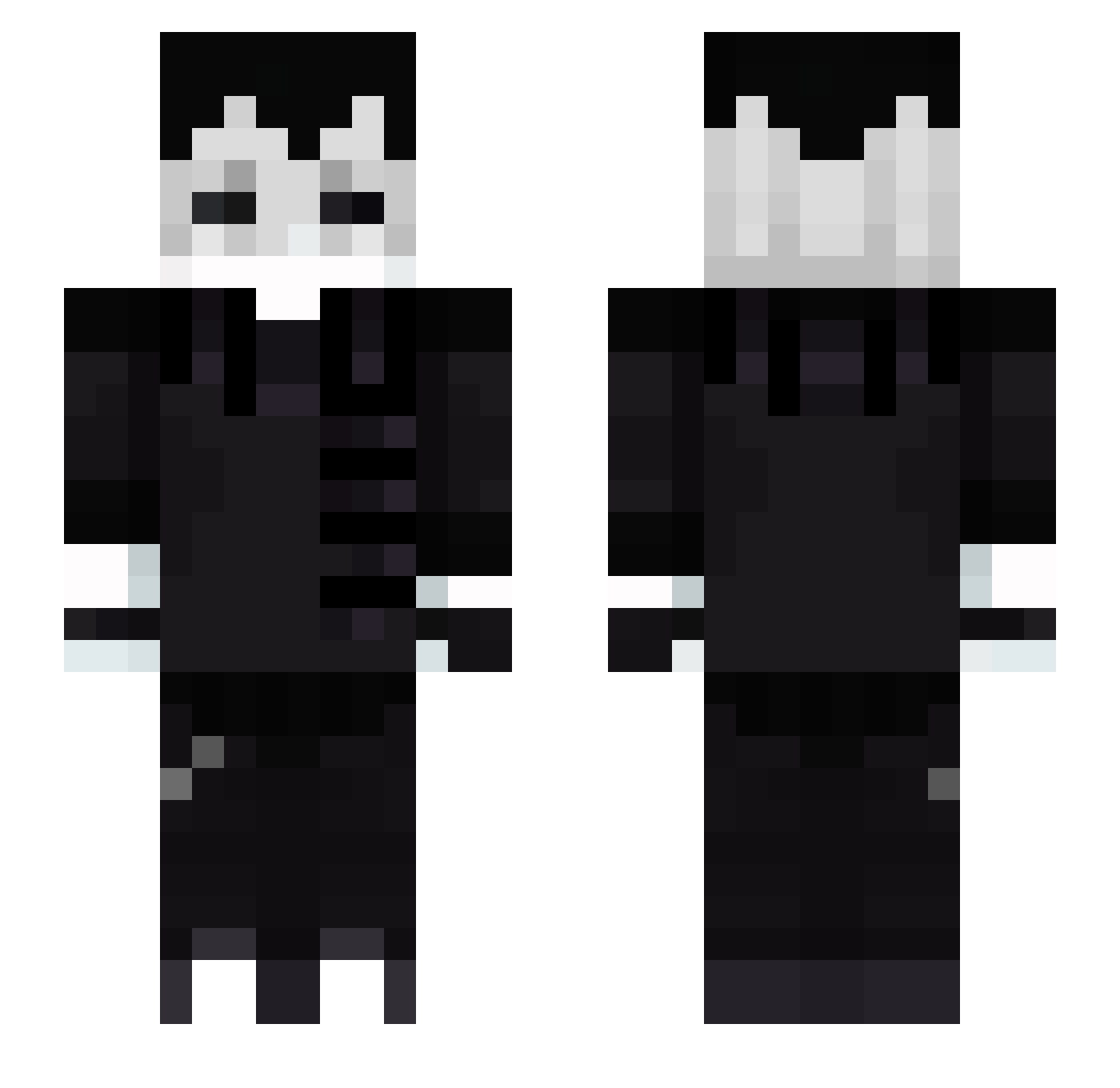_7Void7_ Minecraft skin, front and back view