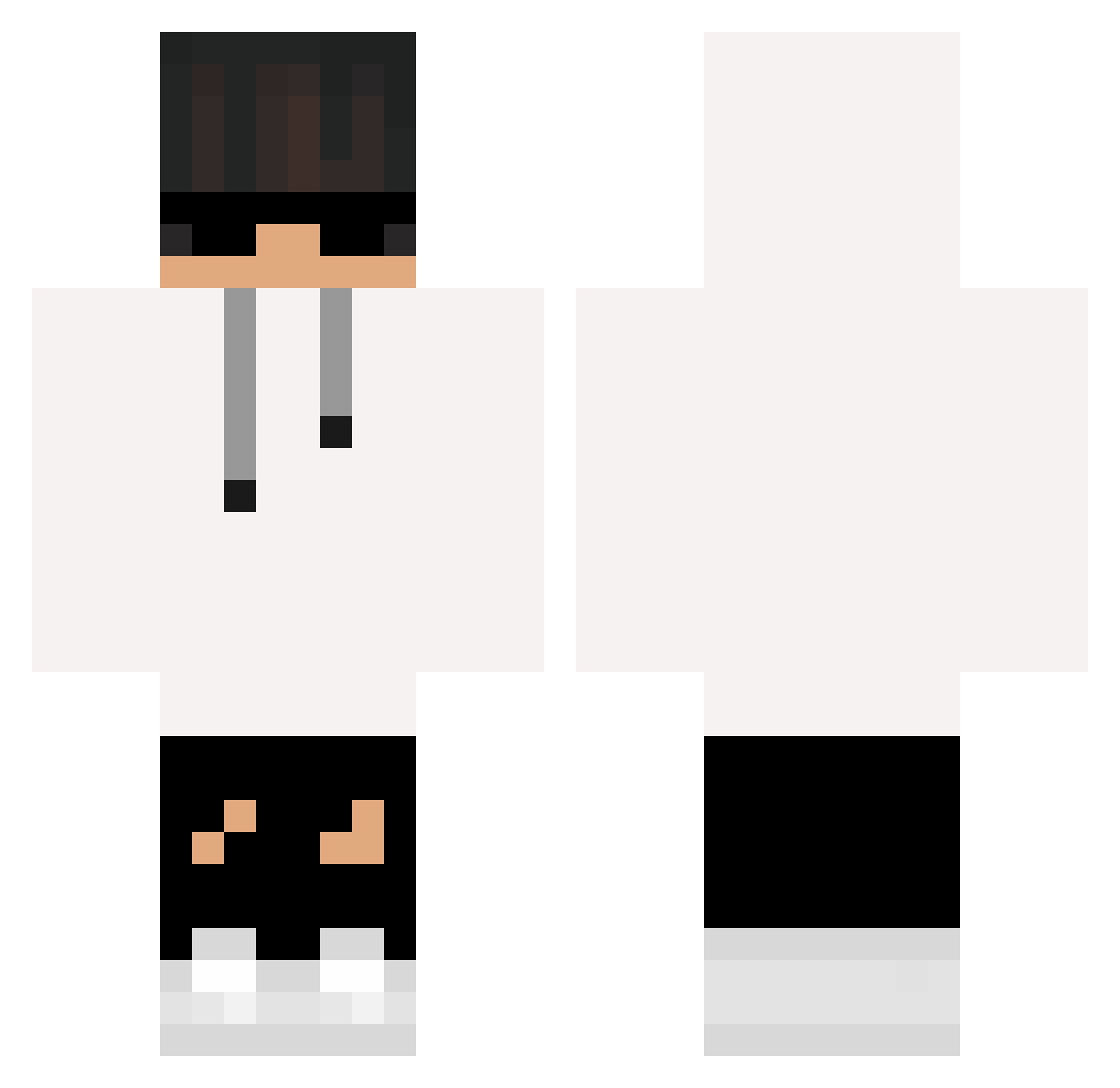 ting_twww Minecraft skin, front and back view