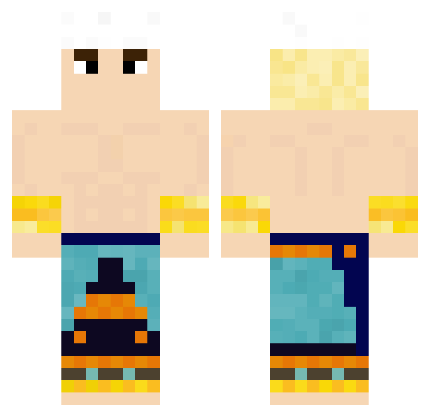 storm_ultima Minecraft skin, front and back view