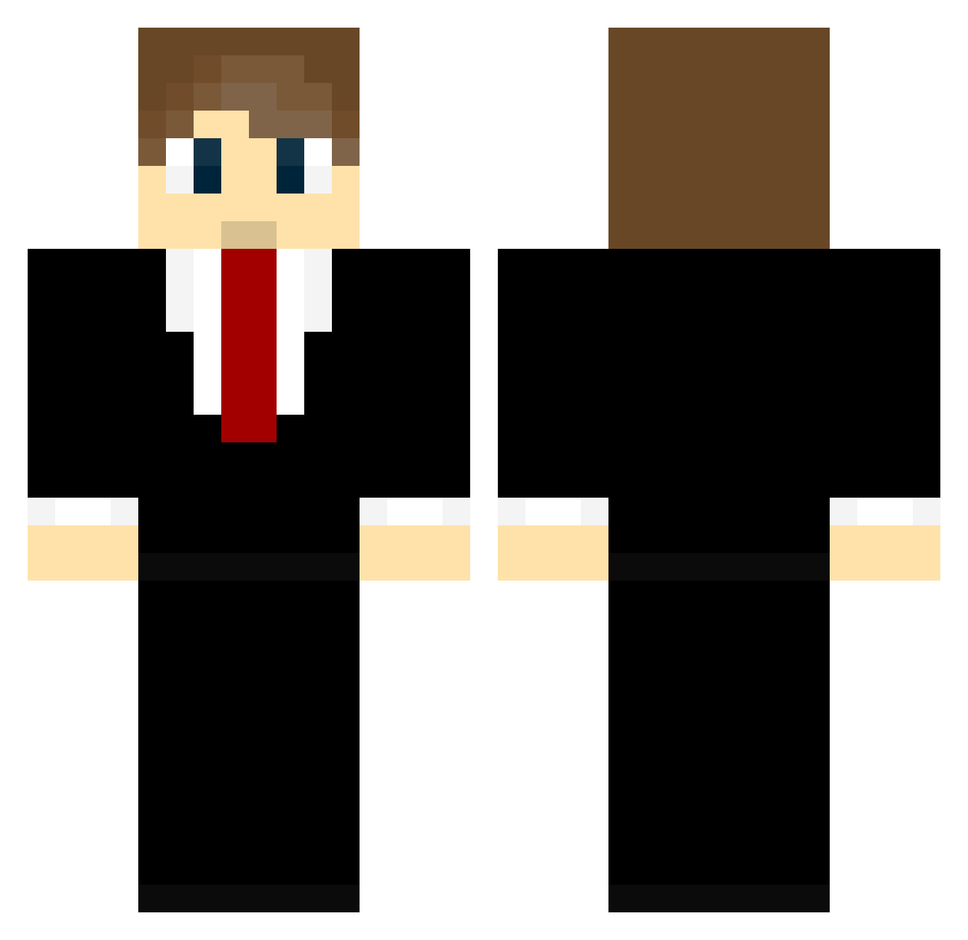 ToryLanez_GLG Minecraft skin, front and back view