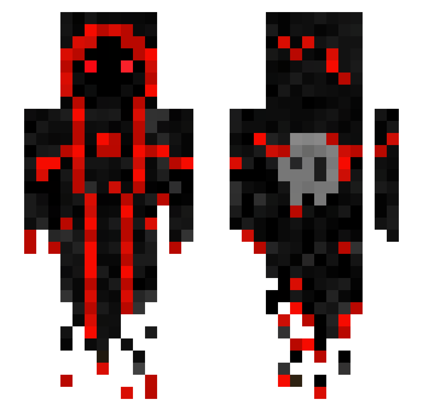 dsupremo Minecraft skin, front and back view