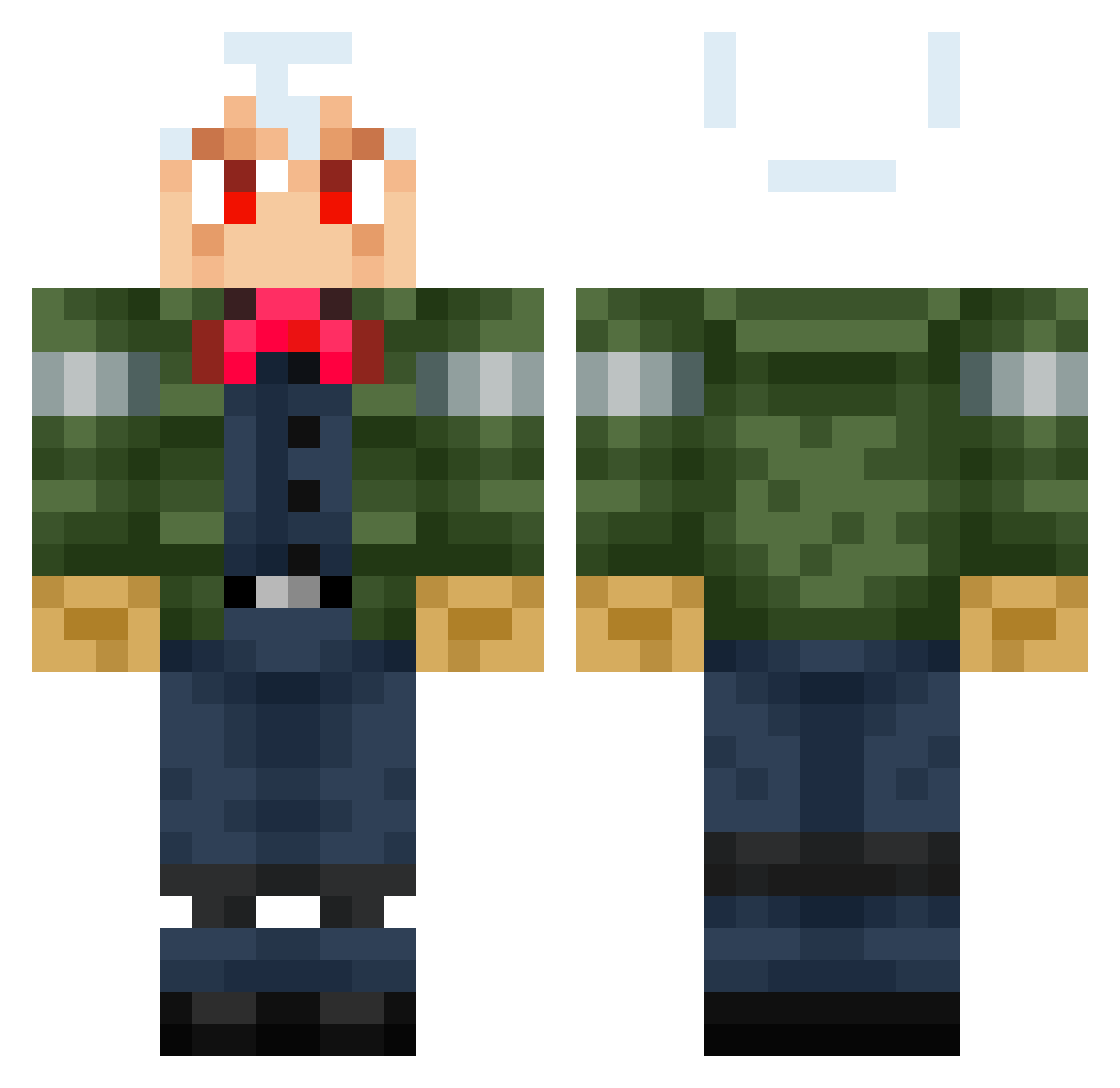 Proton_Games Minecraft skin, front and back view