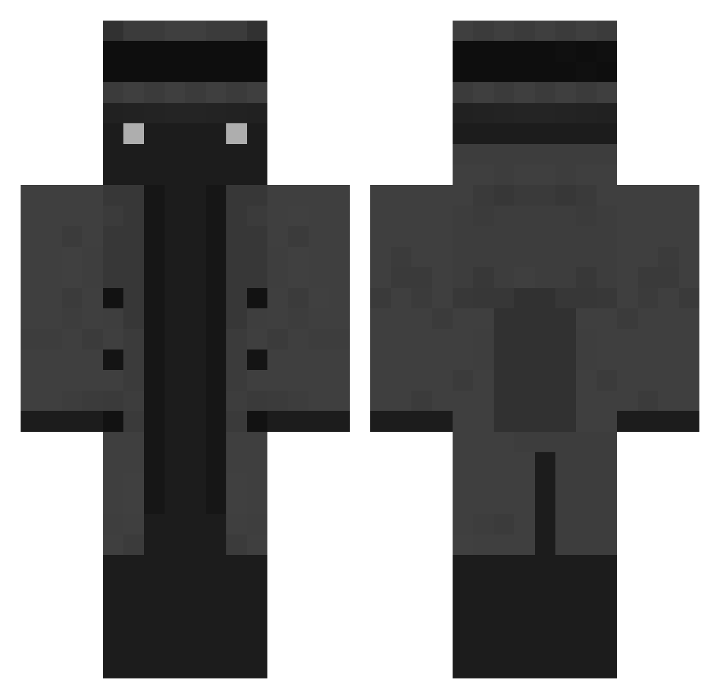 Drx__ Minecraft skin, front and back view